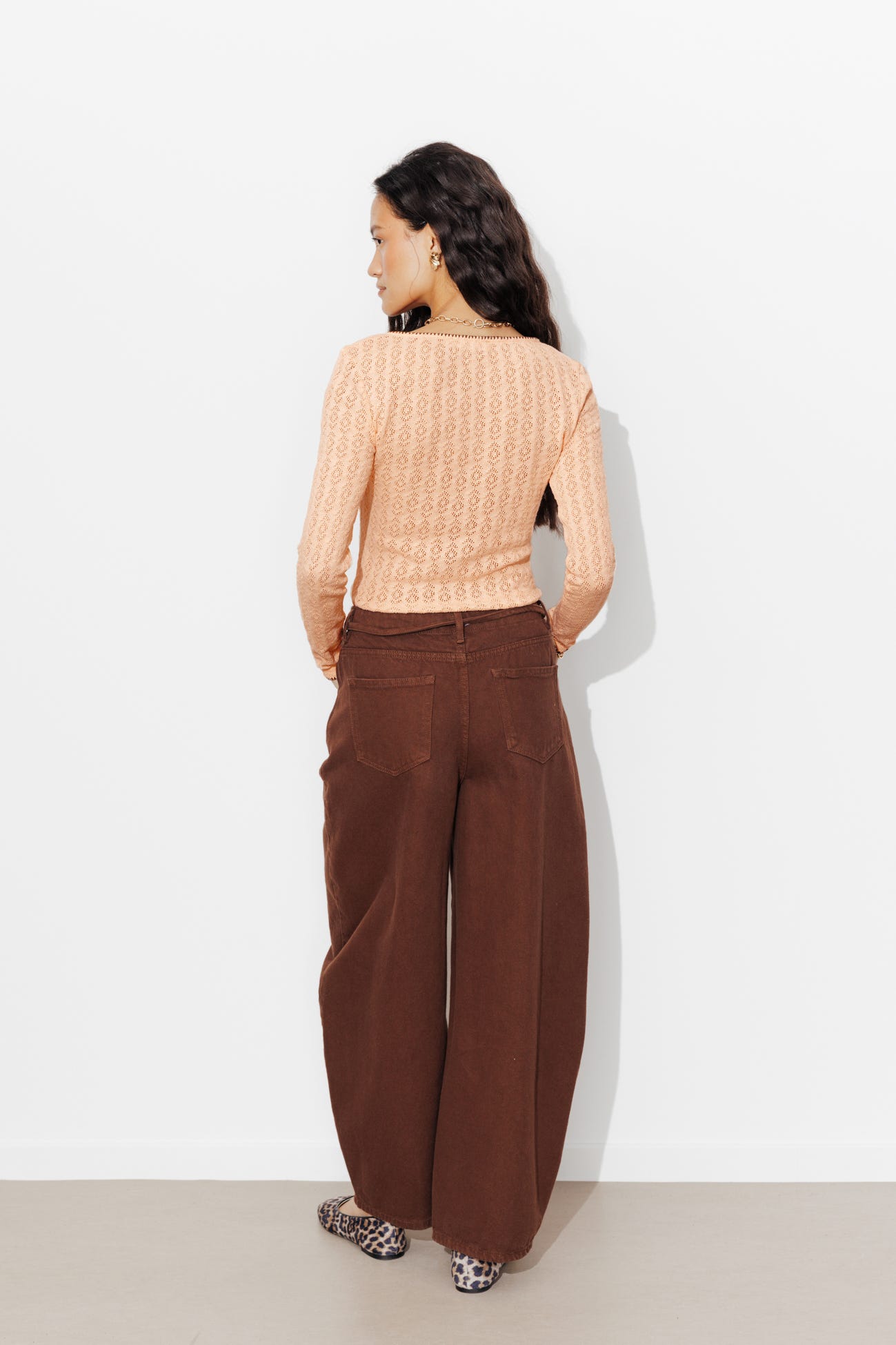 Langarmshirt im Pointellestyle