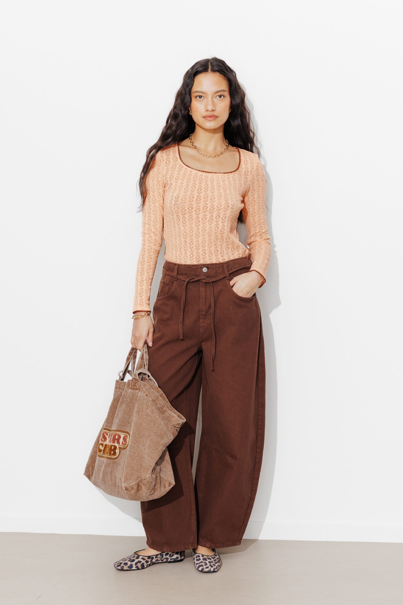 Langarmshirt im Pointellestyle