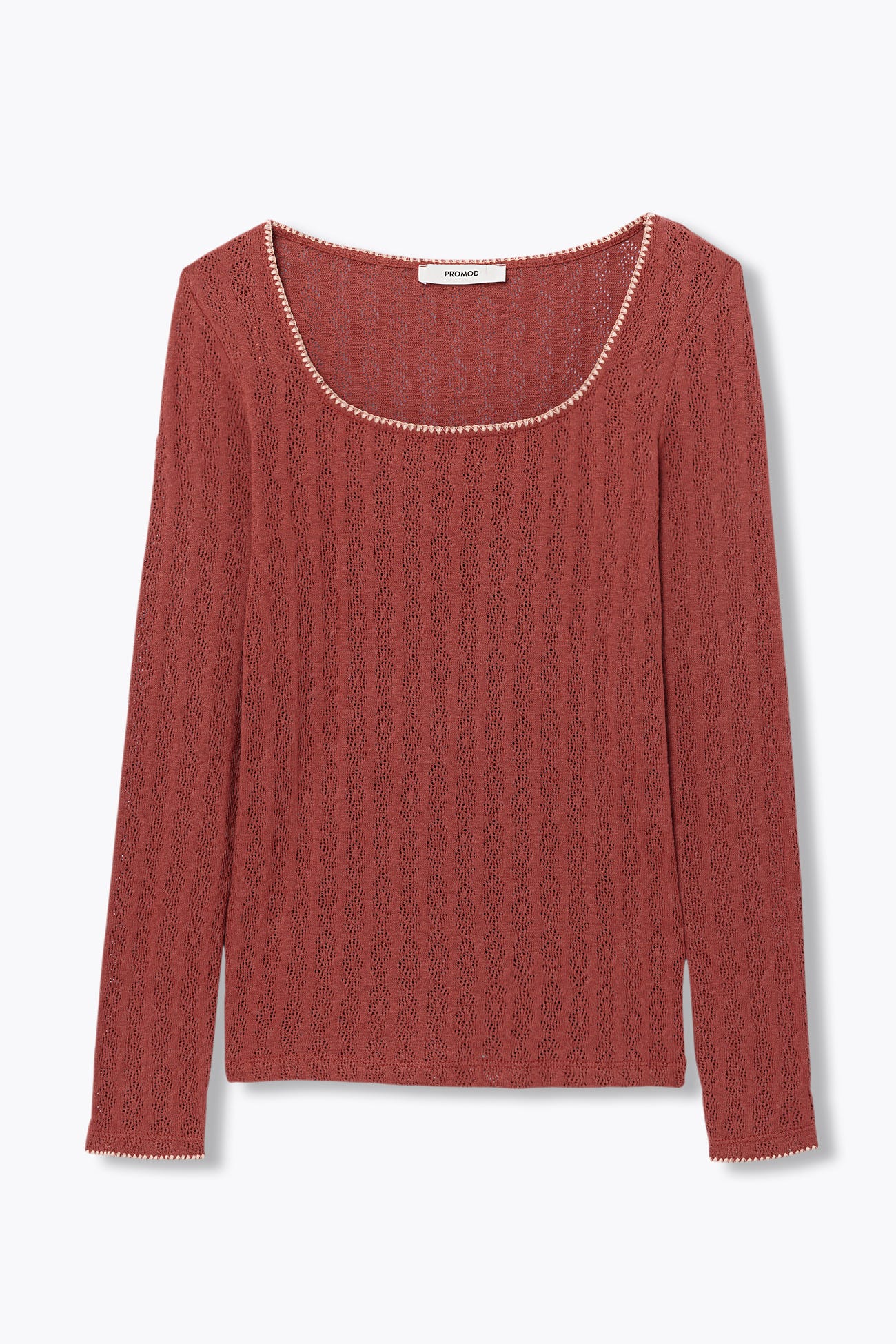 Camiseta pointelle lisa