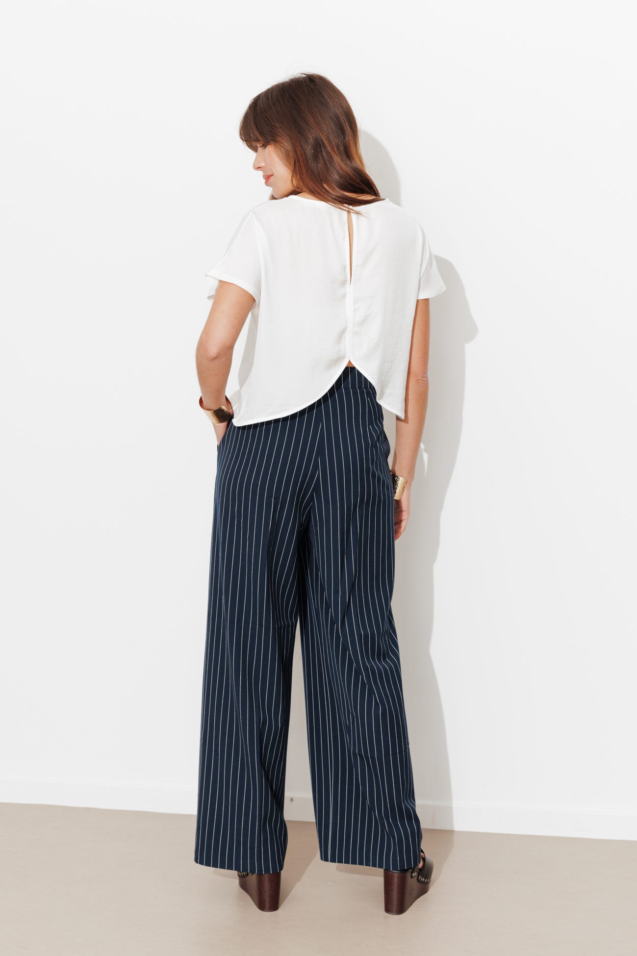 T-shirt corta tinta unita