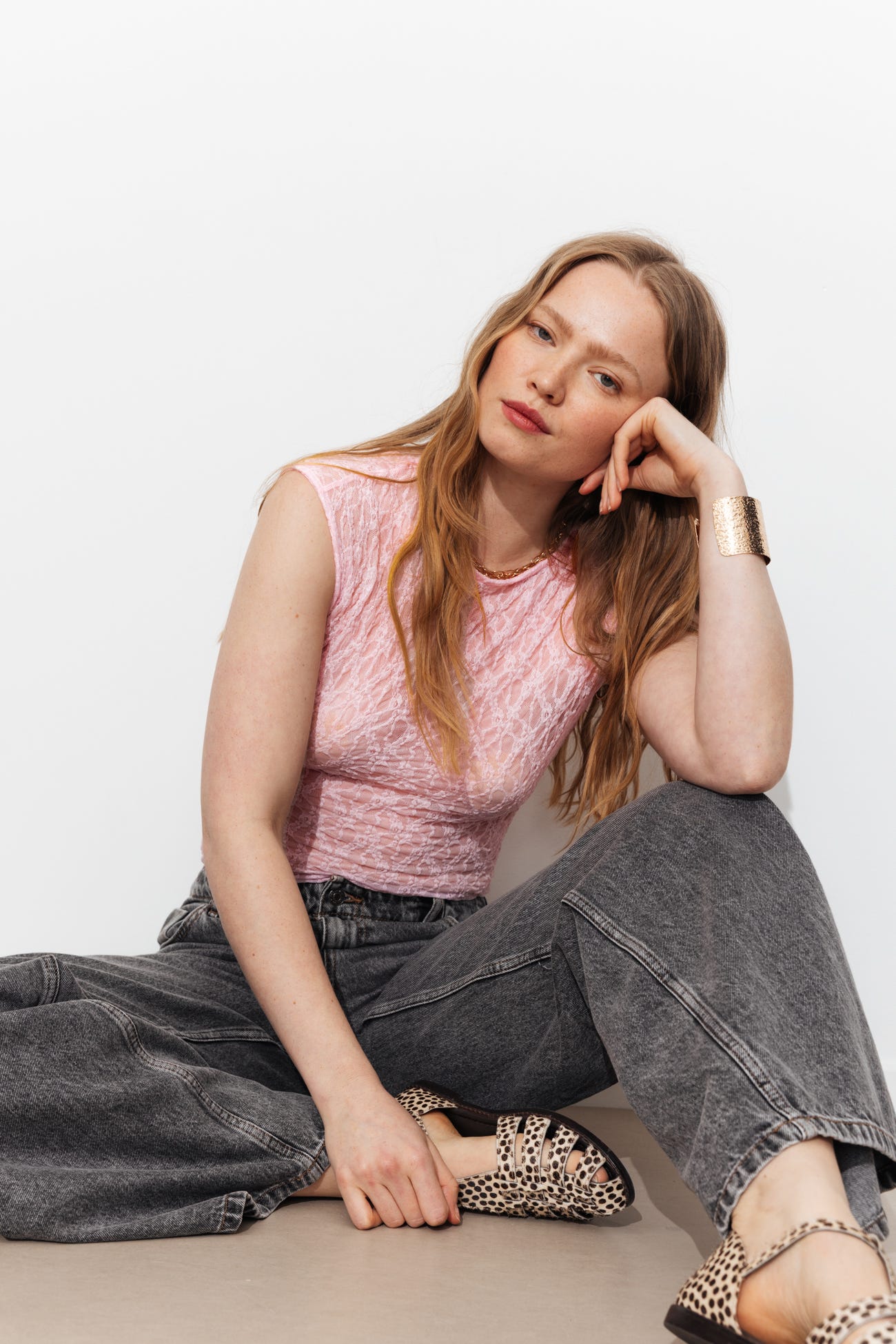 T-shirt en dentelle Femme