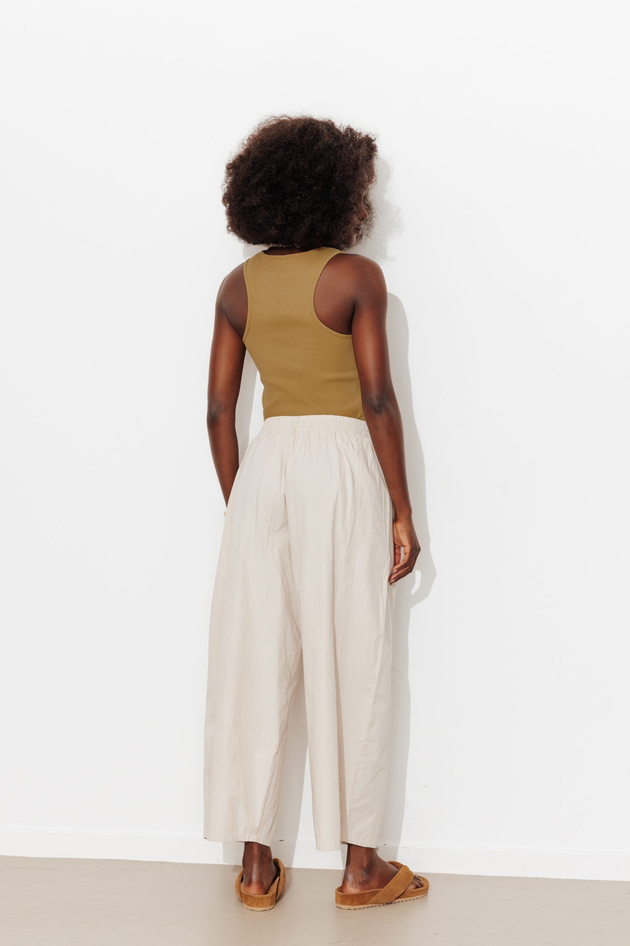 Embroidered beads vest top