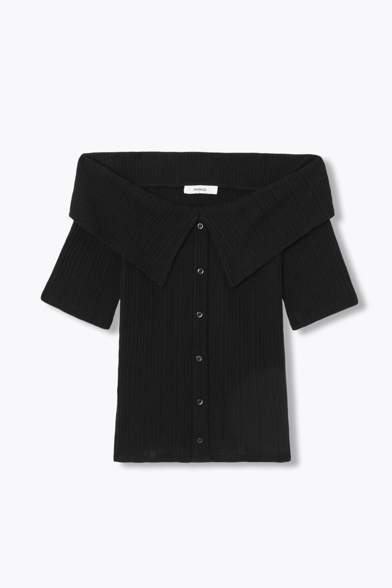 T-shirt à encolure Bardot