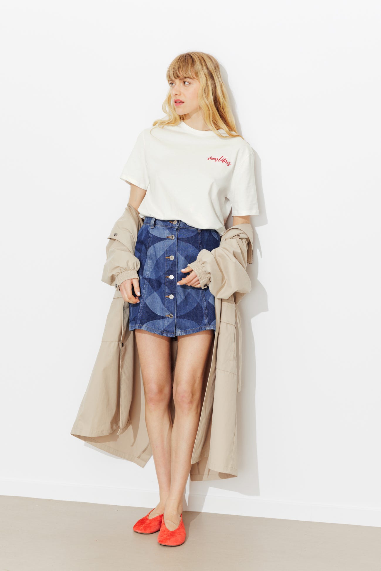 Camiseta mensaje Âmes libres