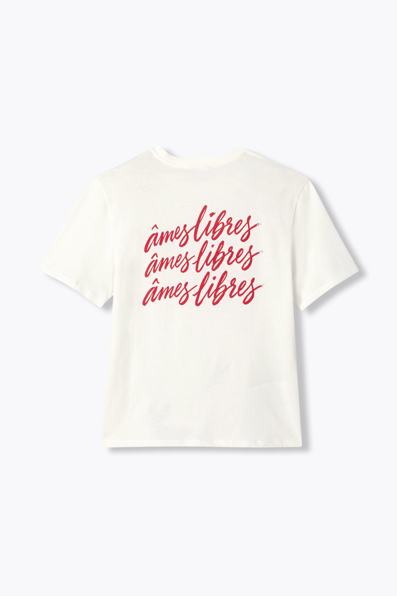 Camiseta mensaje Âmes libres