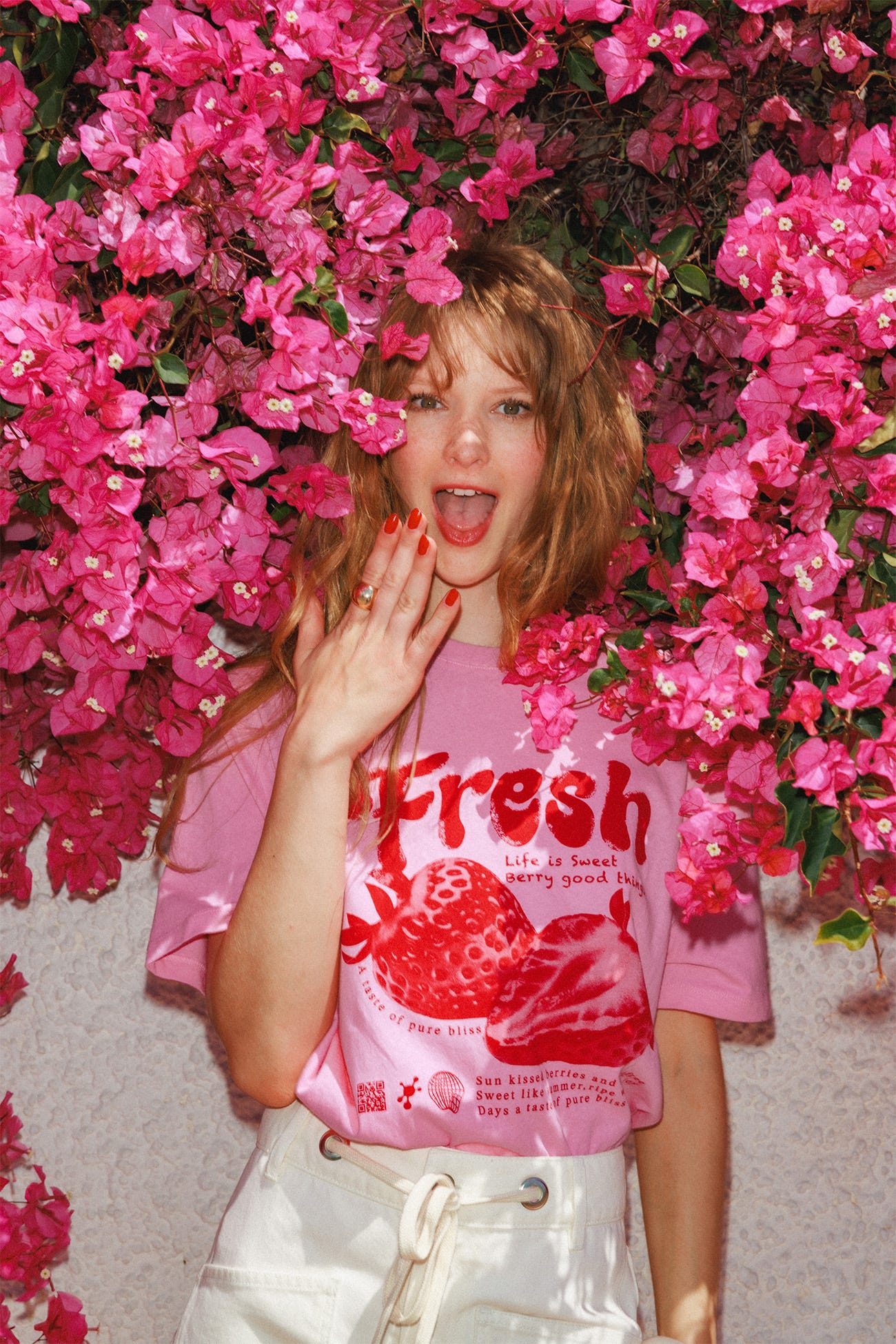 T-shirt à message fresh
