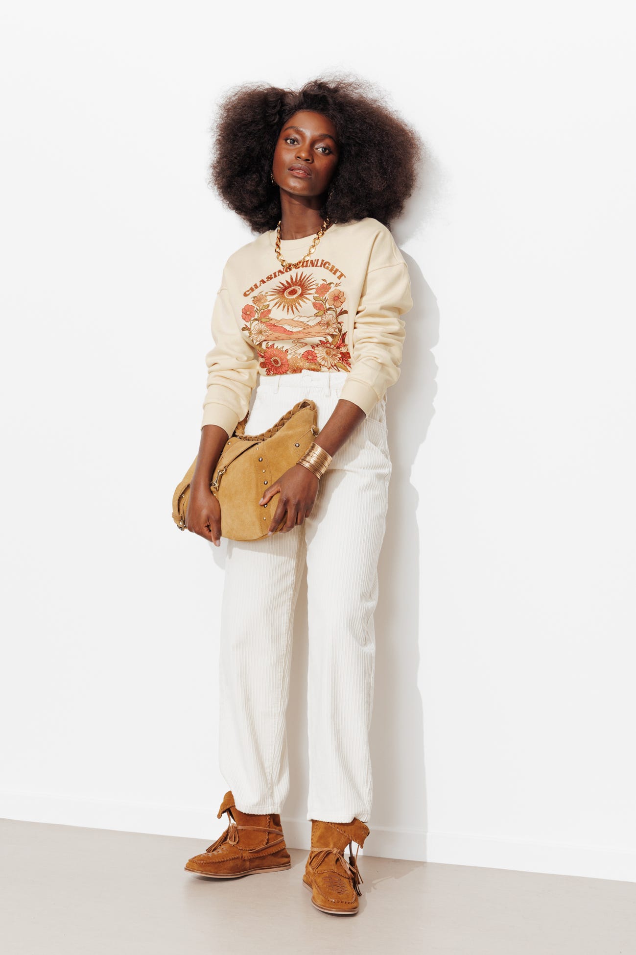 Sweat-shirt à message Femme