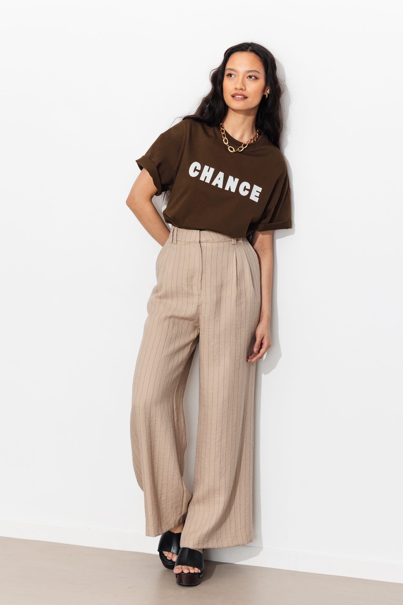 T-shirt à message chance