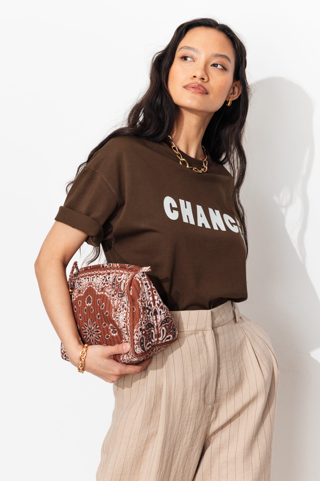 T-shirt à message chance