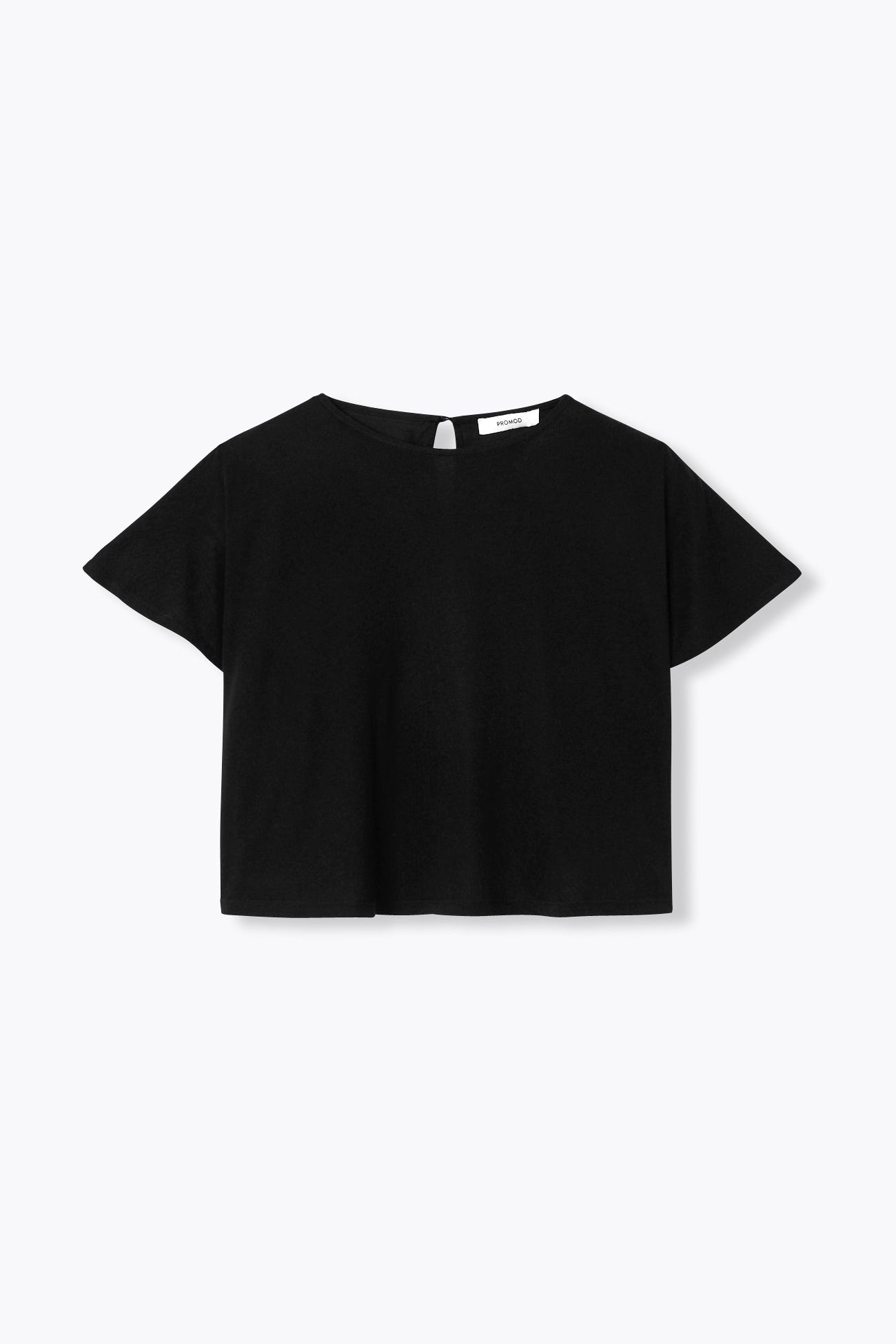Plain cropped t-shirt