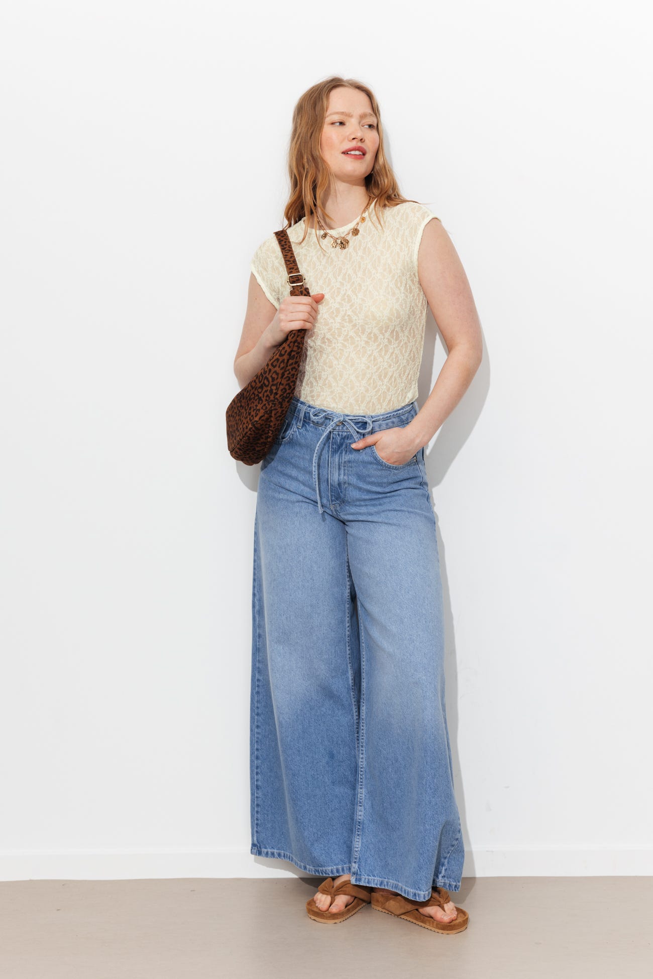 T-shirt en dentelle Femme