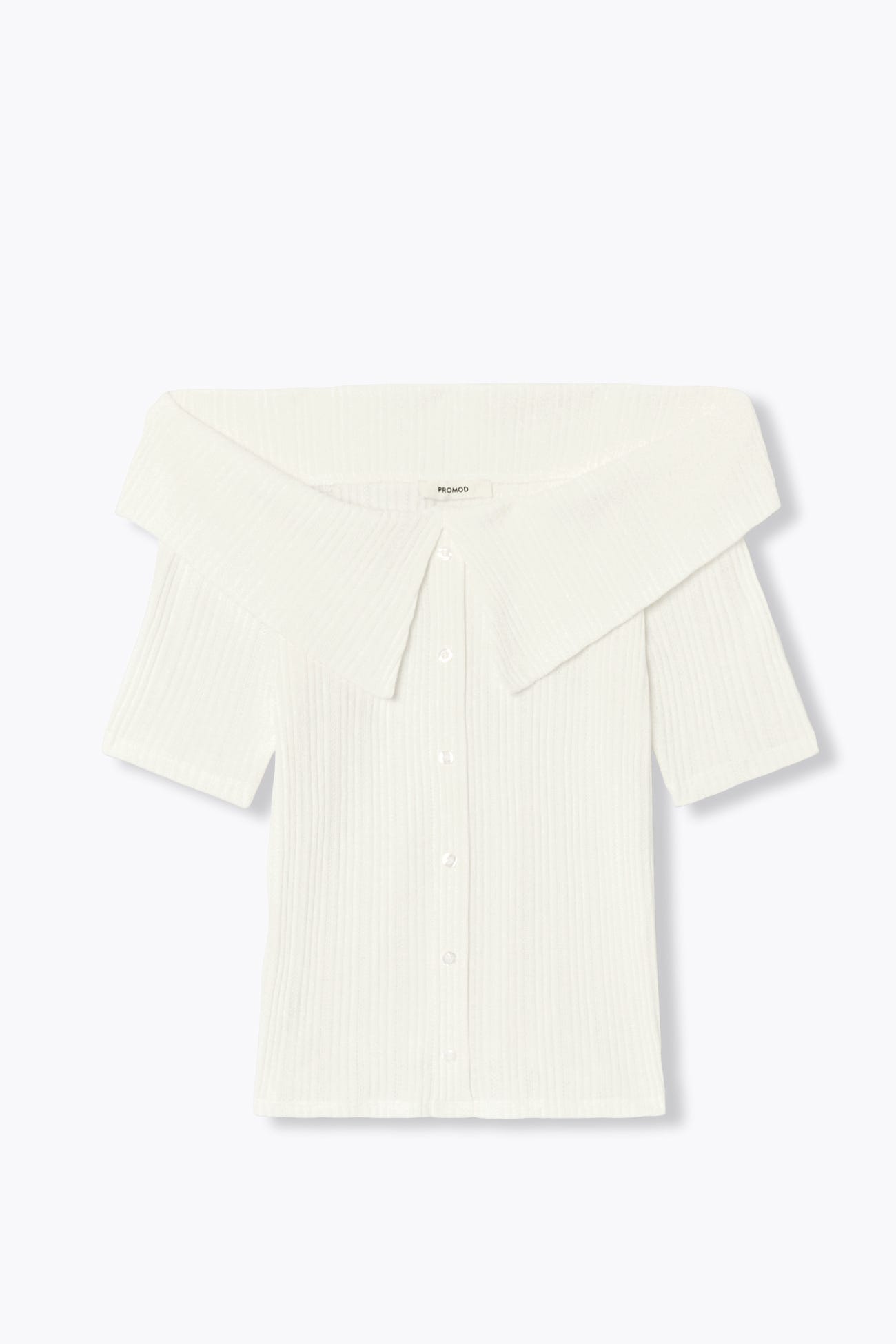 T-shirt à encolure Bardot