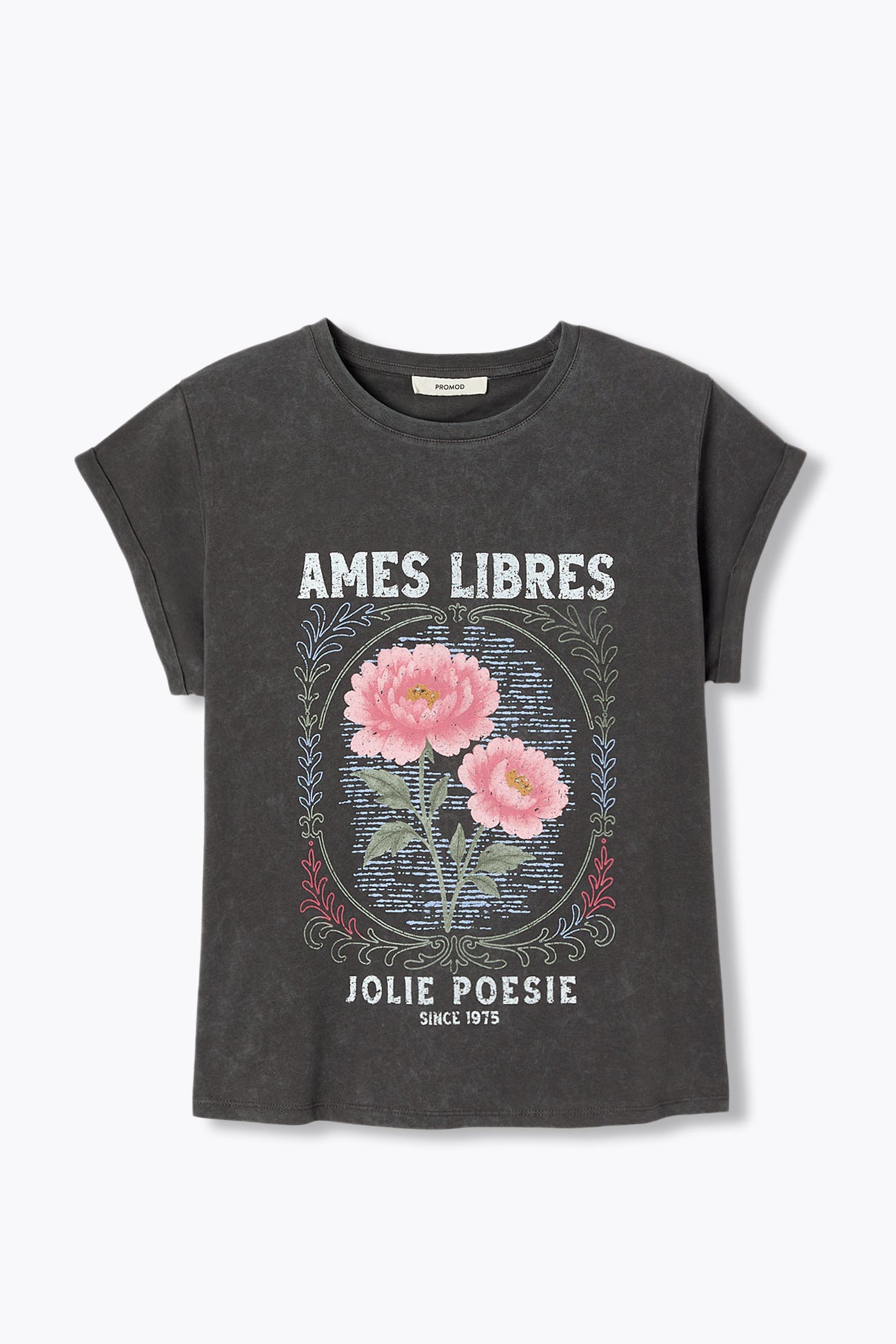 T-shirt message "âmes libres"