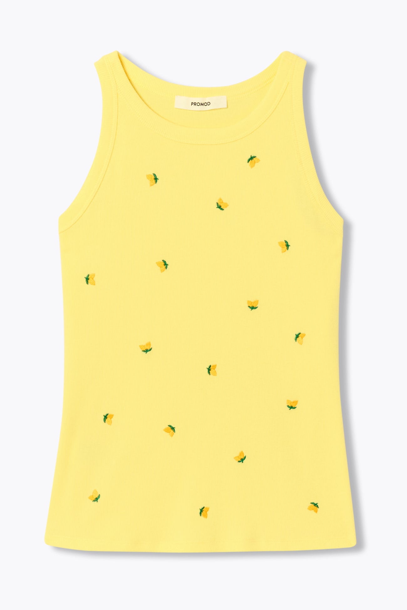 Débardeur brodé de citrons
