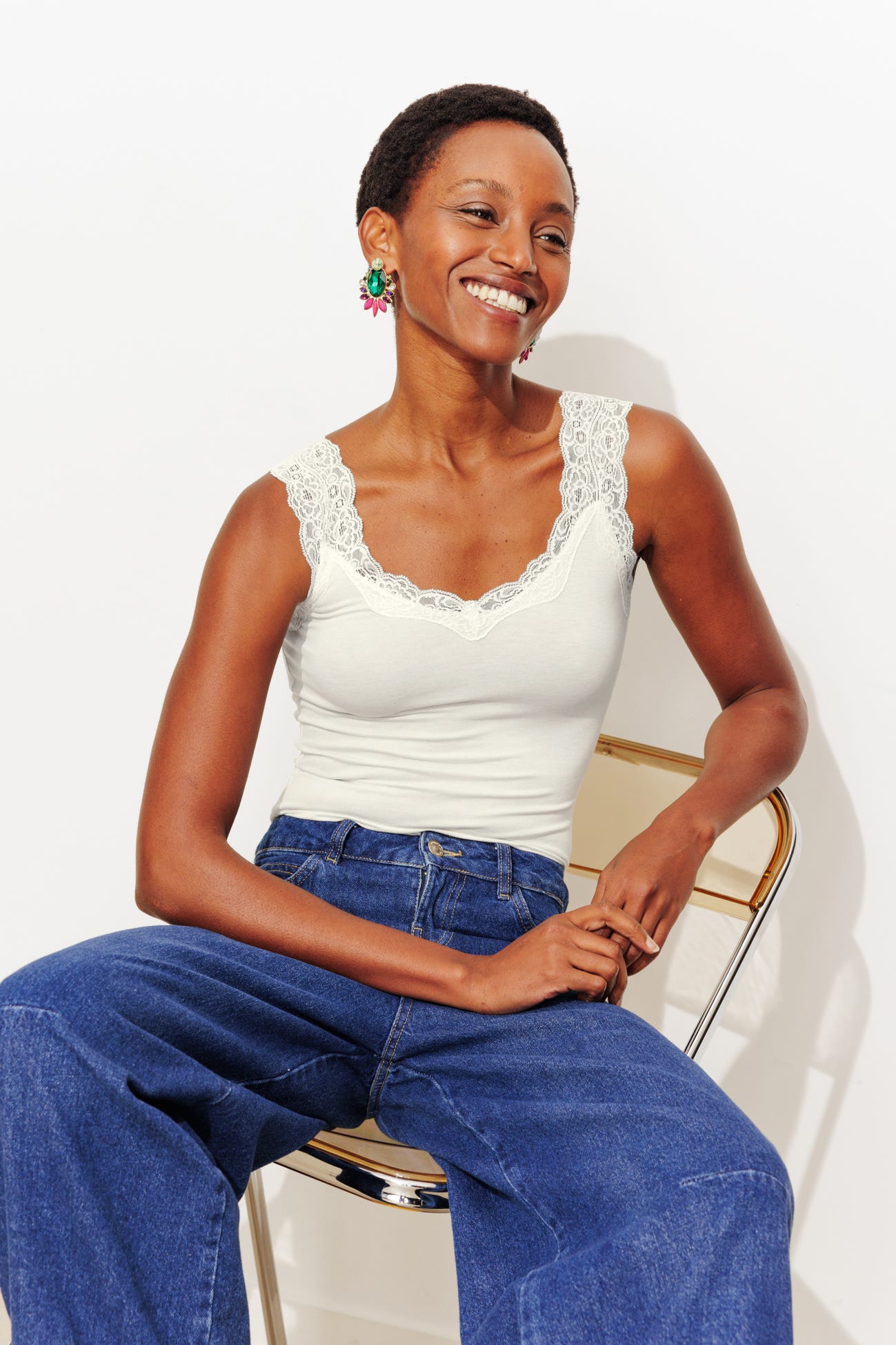 Top à bretelles Femme