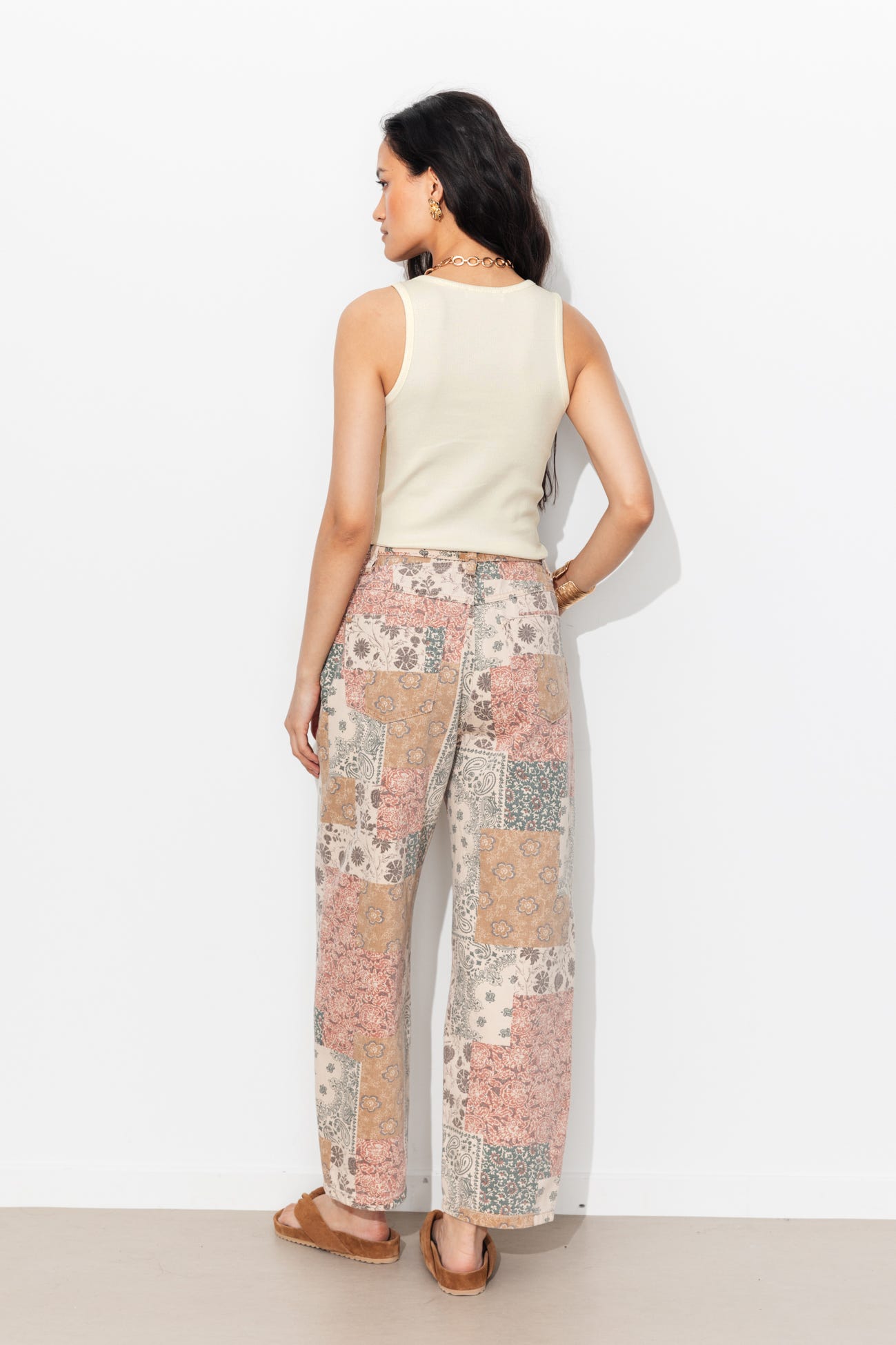 Débardeur côtelé uni Femme