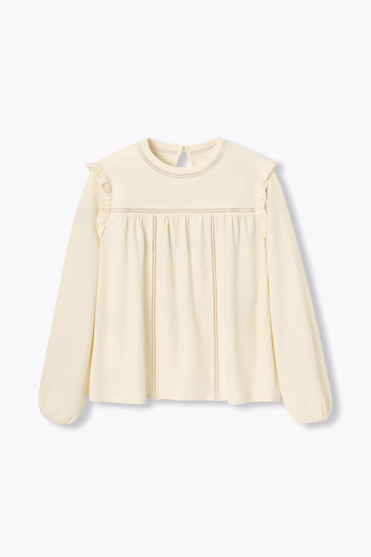 Blouse col rond Femme