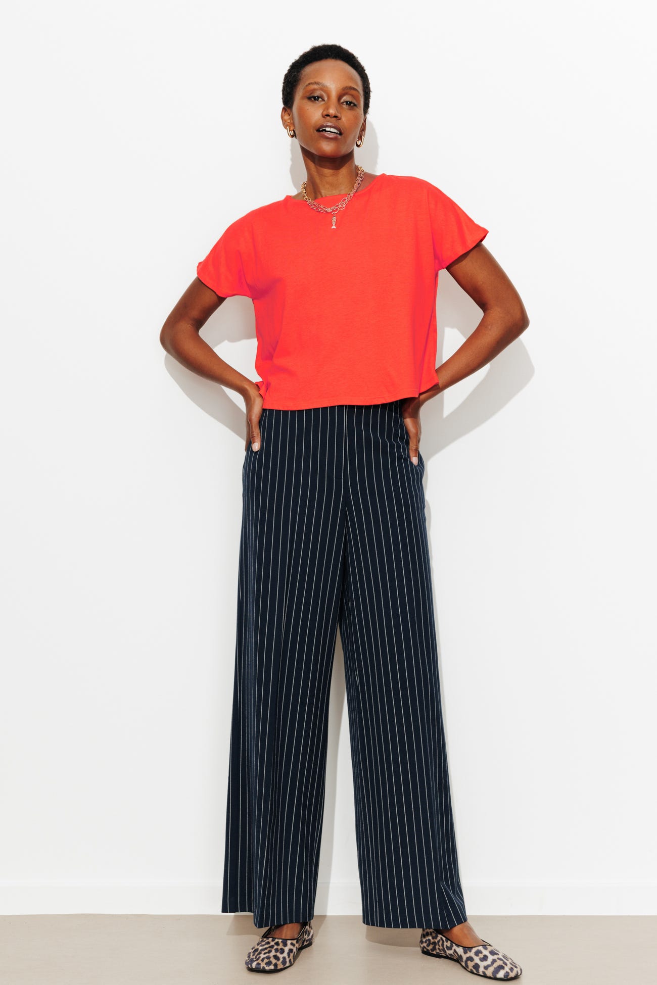 T-shirt cropped uni Femme