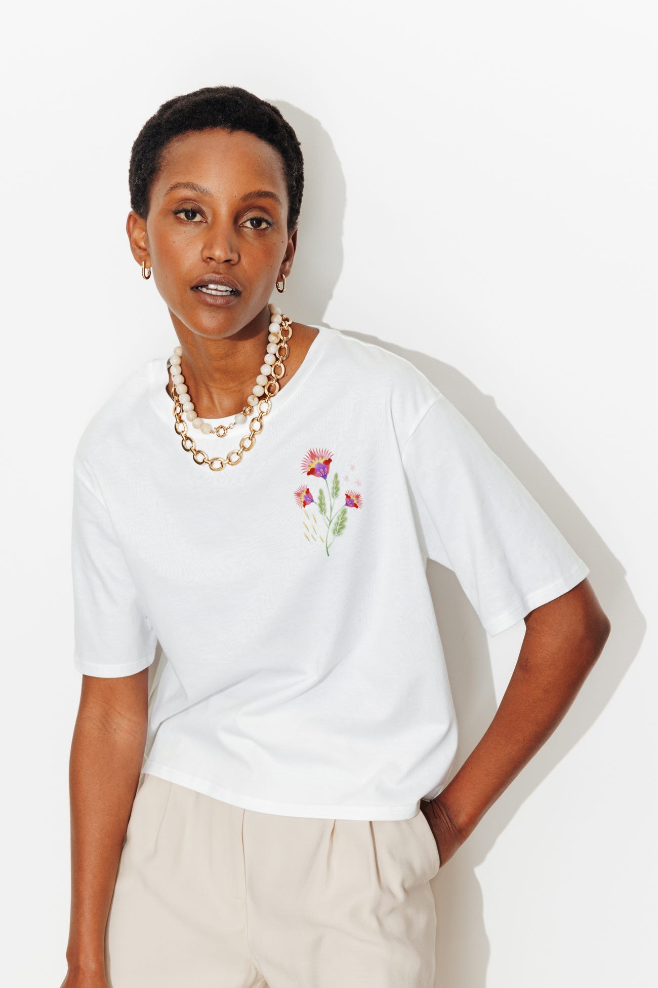 T-shirt donna con motivo