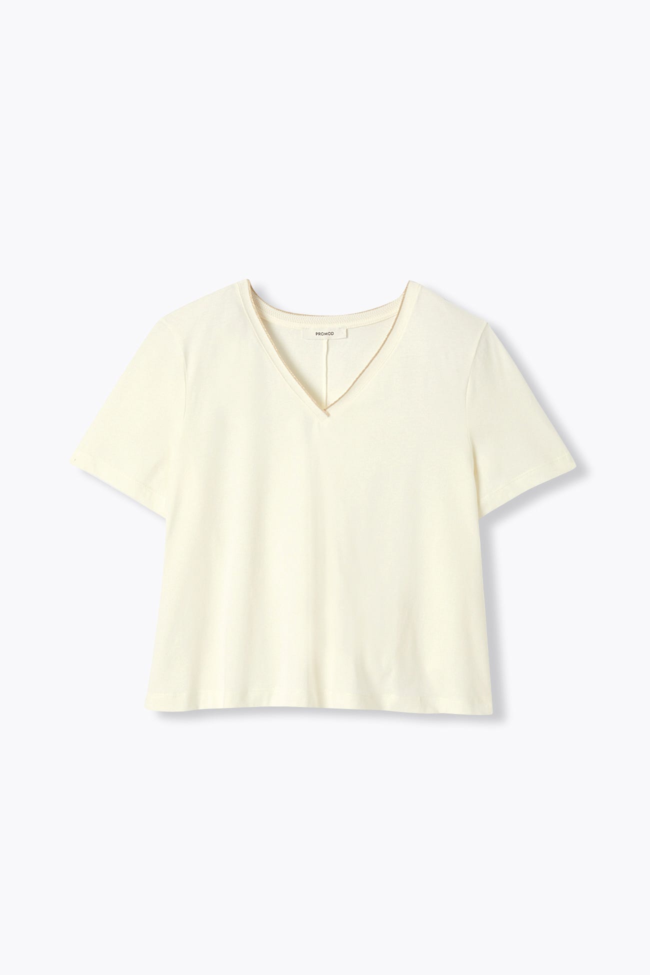 T-shirt évasé col irisé