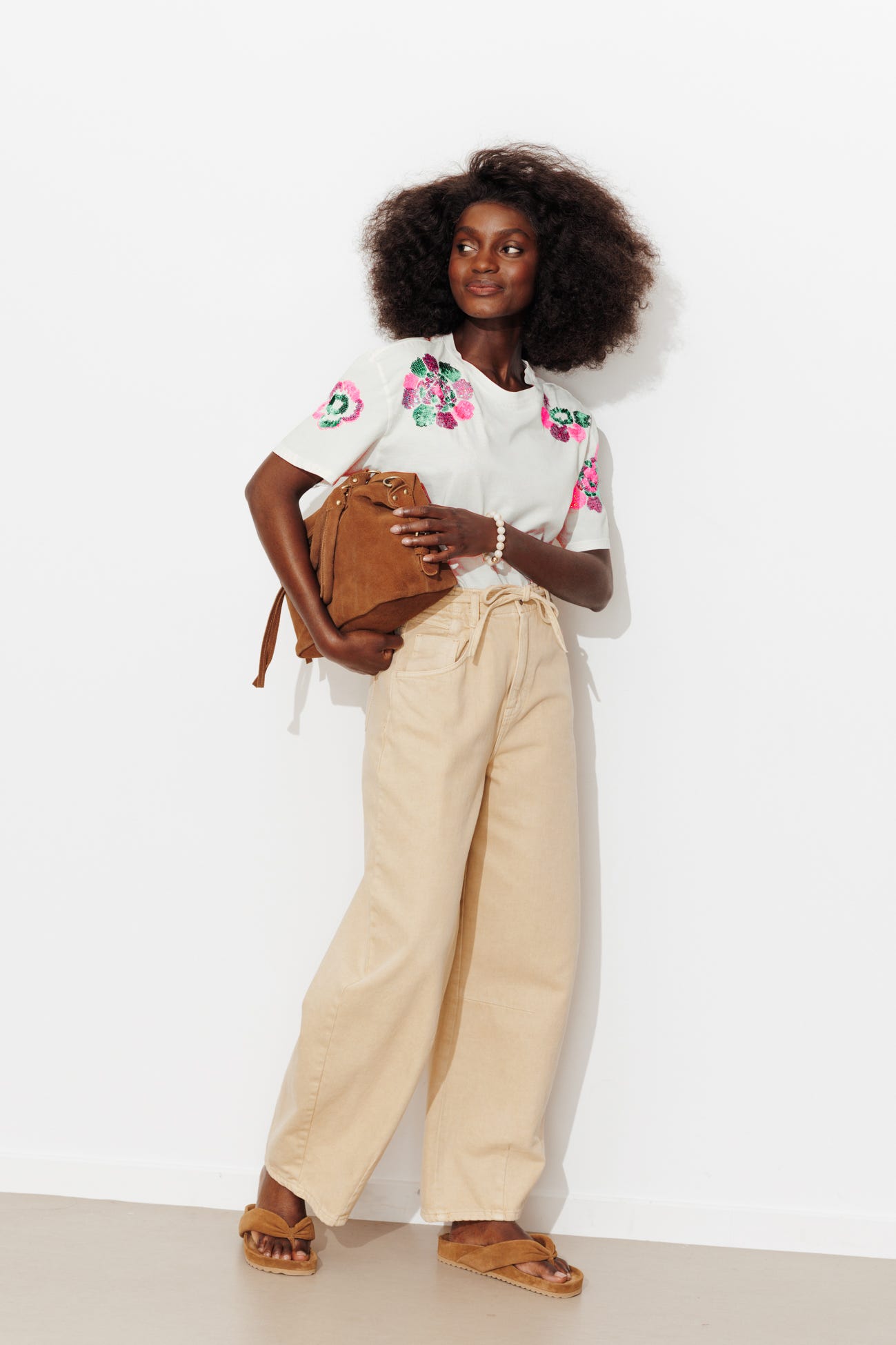 Camiseta con lentejuelas