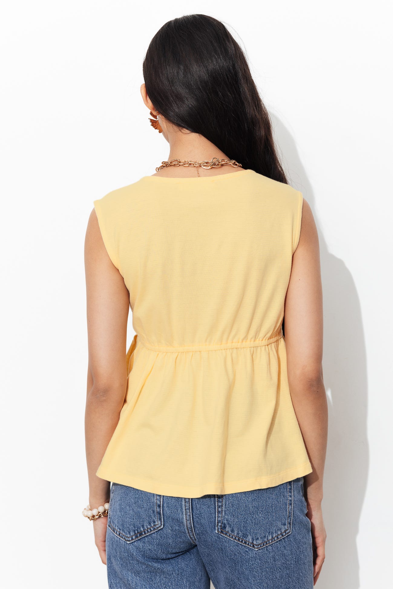 Floral embroidery top