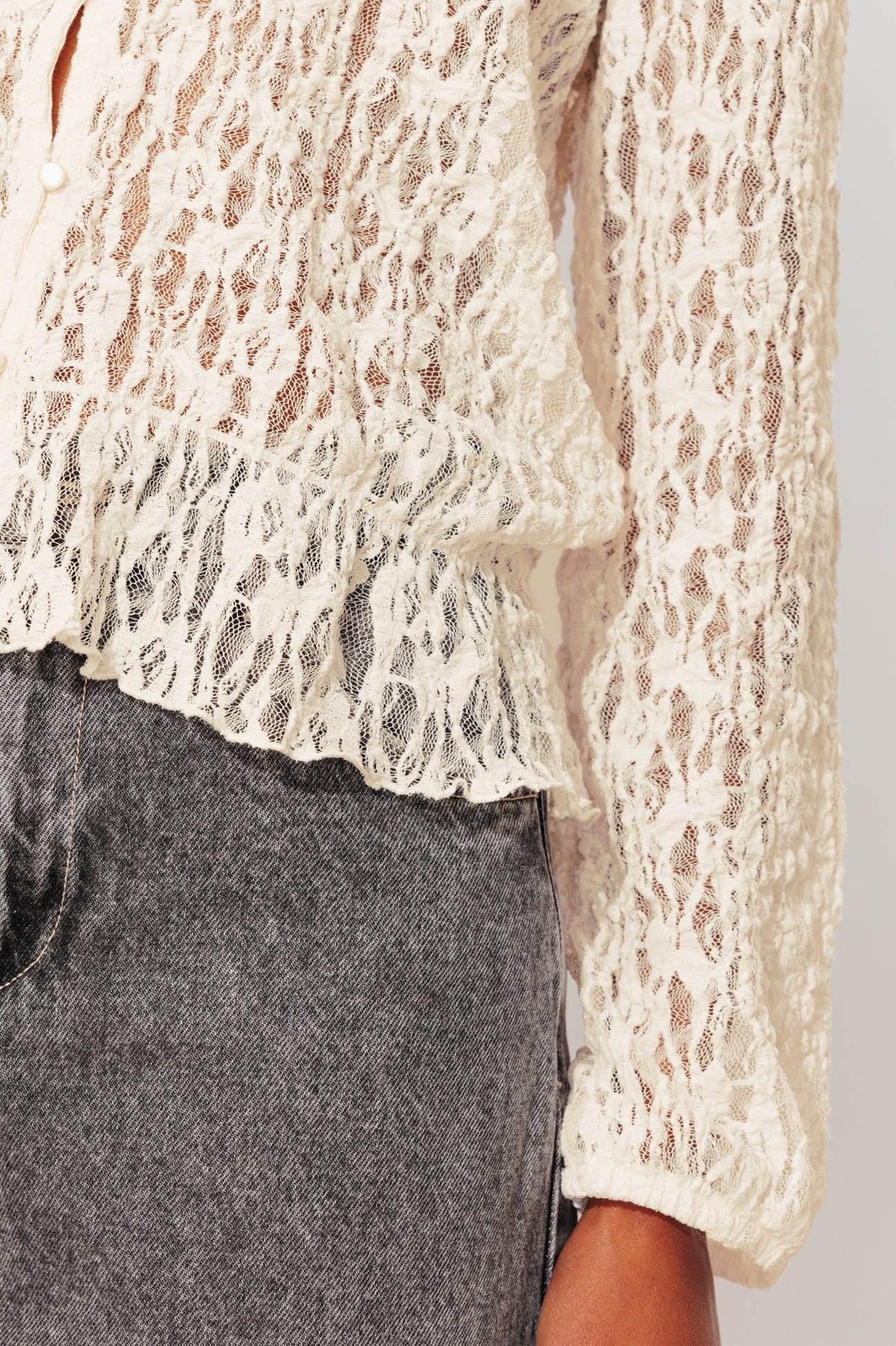 T-shirt en dentelle Femme