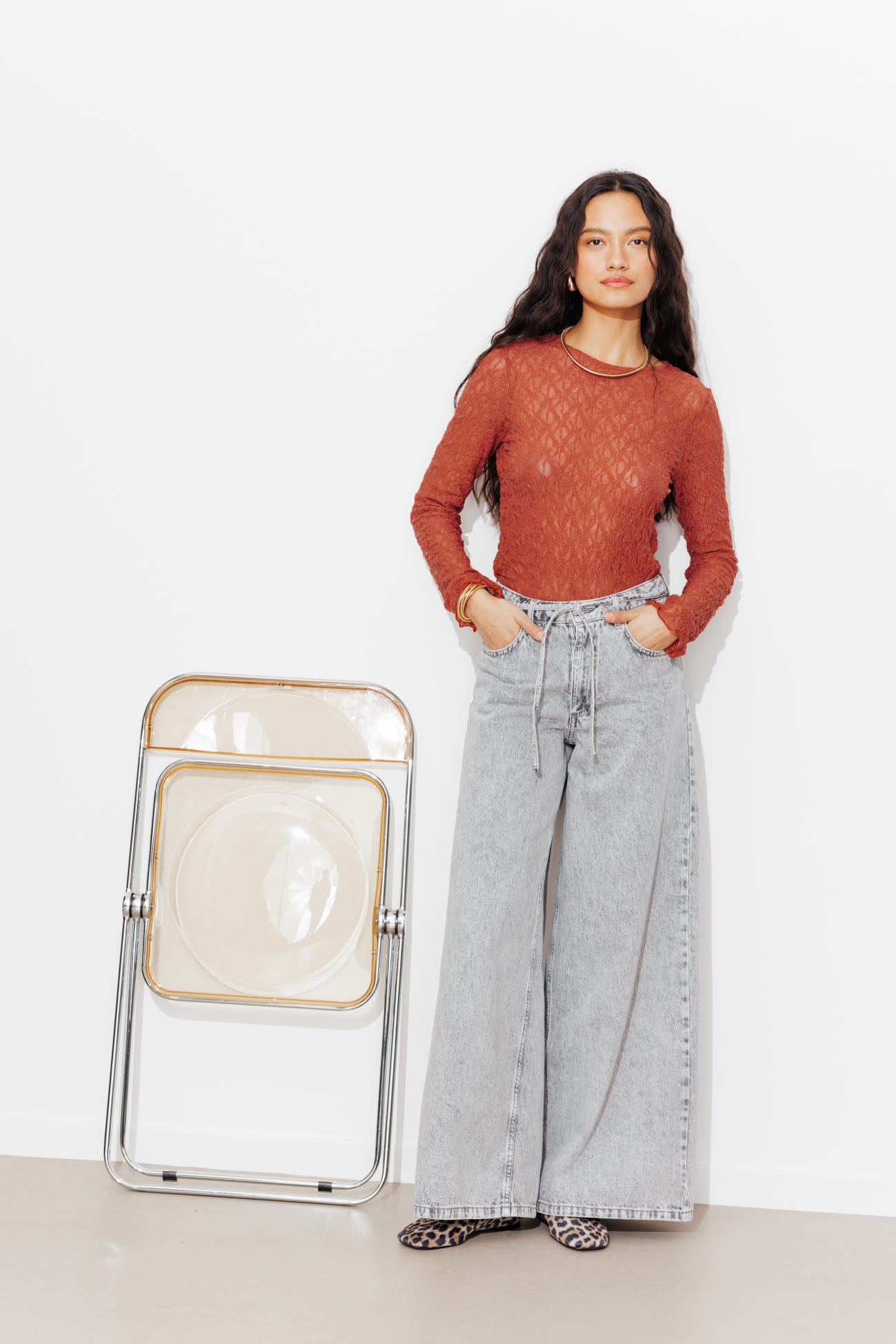 T-shirt en dentelle Femme