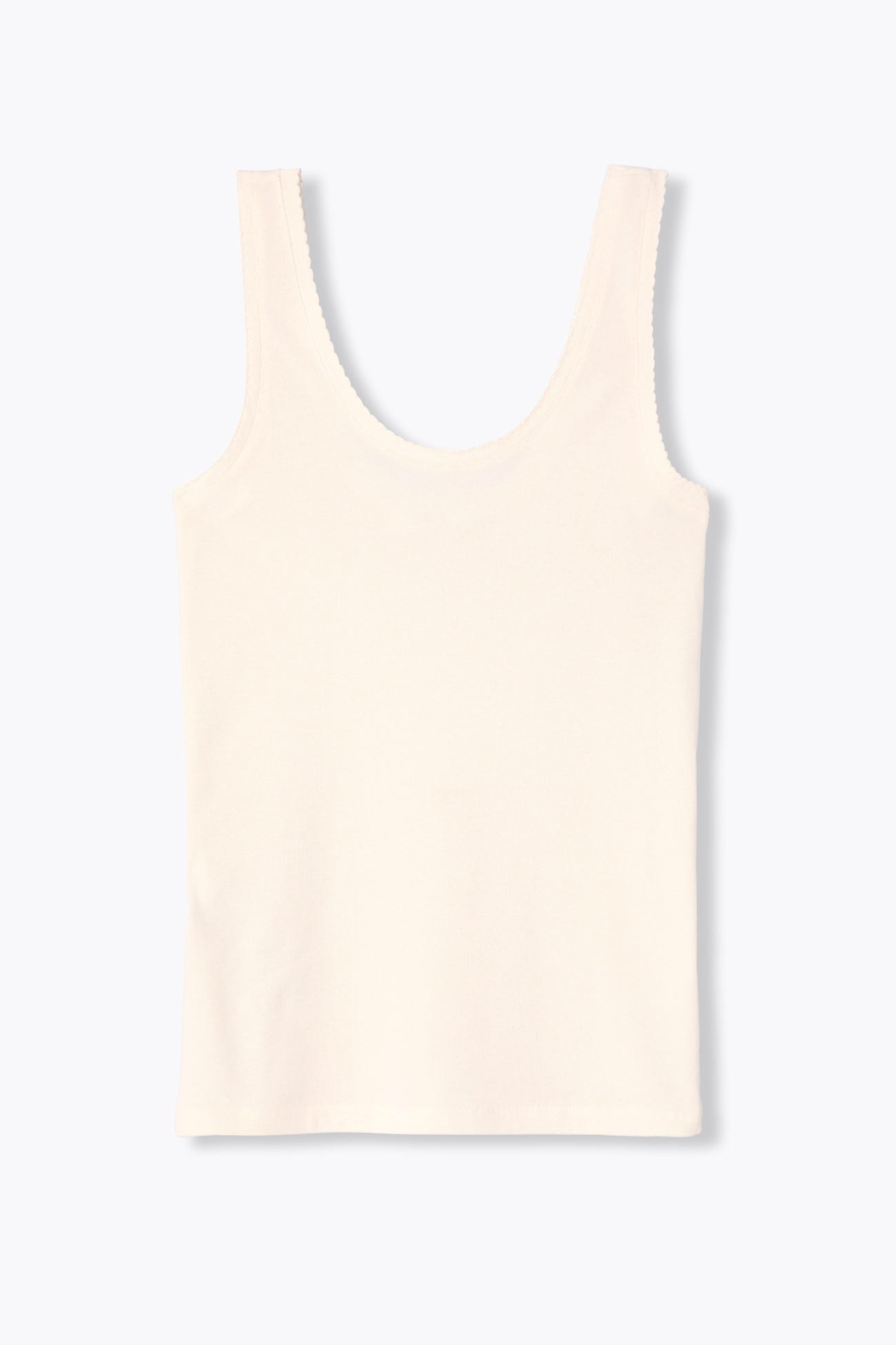 Débardeur jersey côtelé Femme