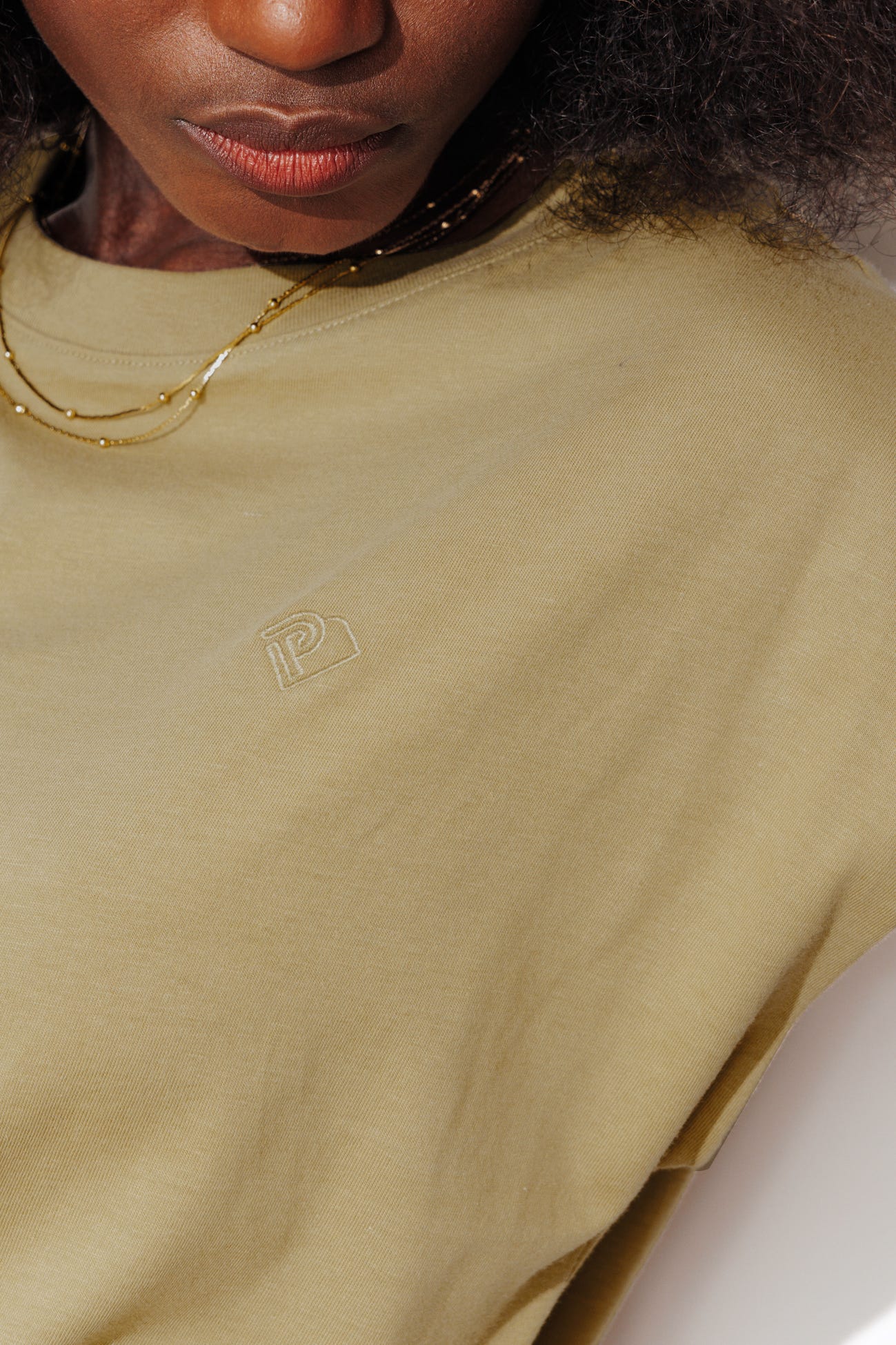 T-shirt uni logo Promod