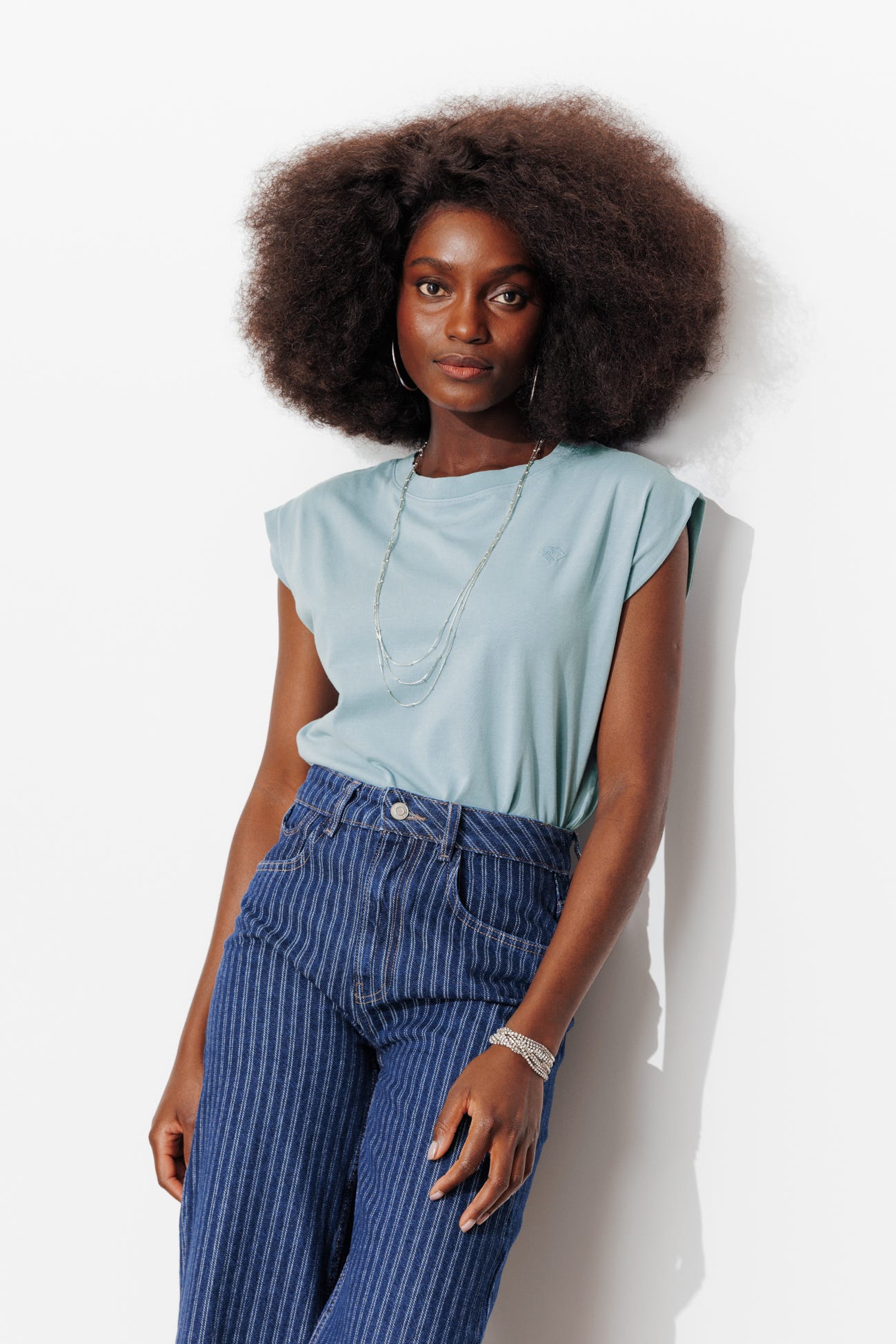 T-shirt uni logo Promod