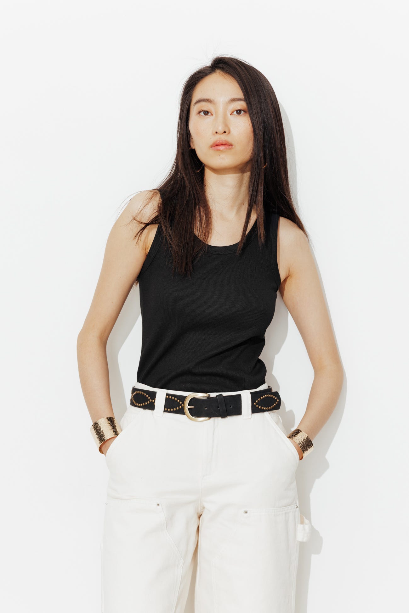 Débardeur marcel côtelé Femme