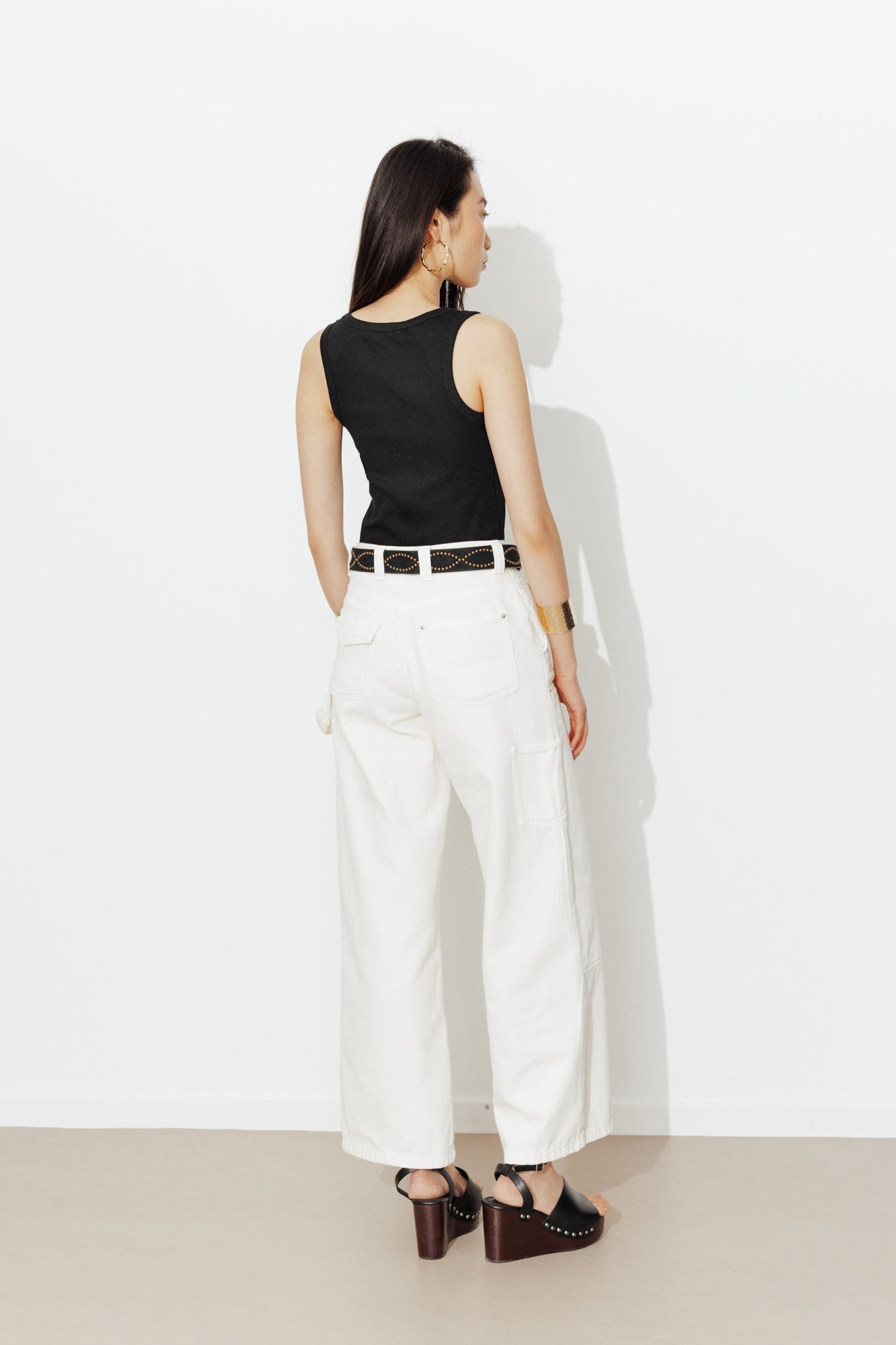 Débardeur marcel côtelé Femme