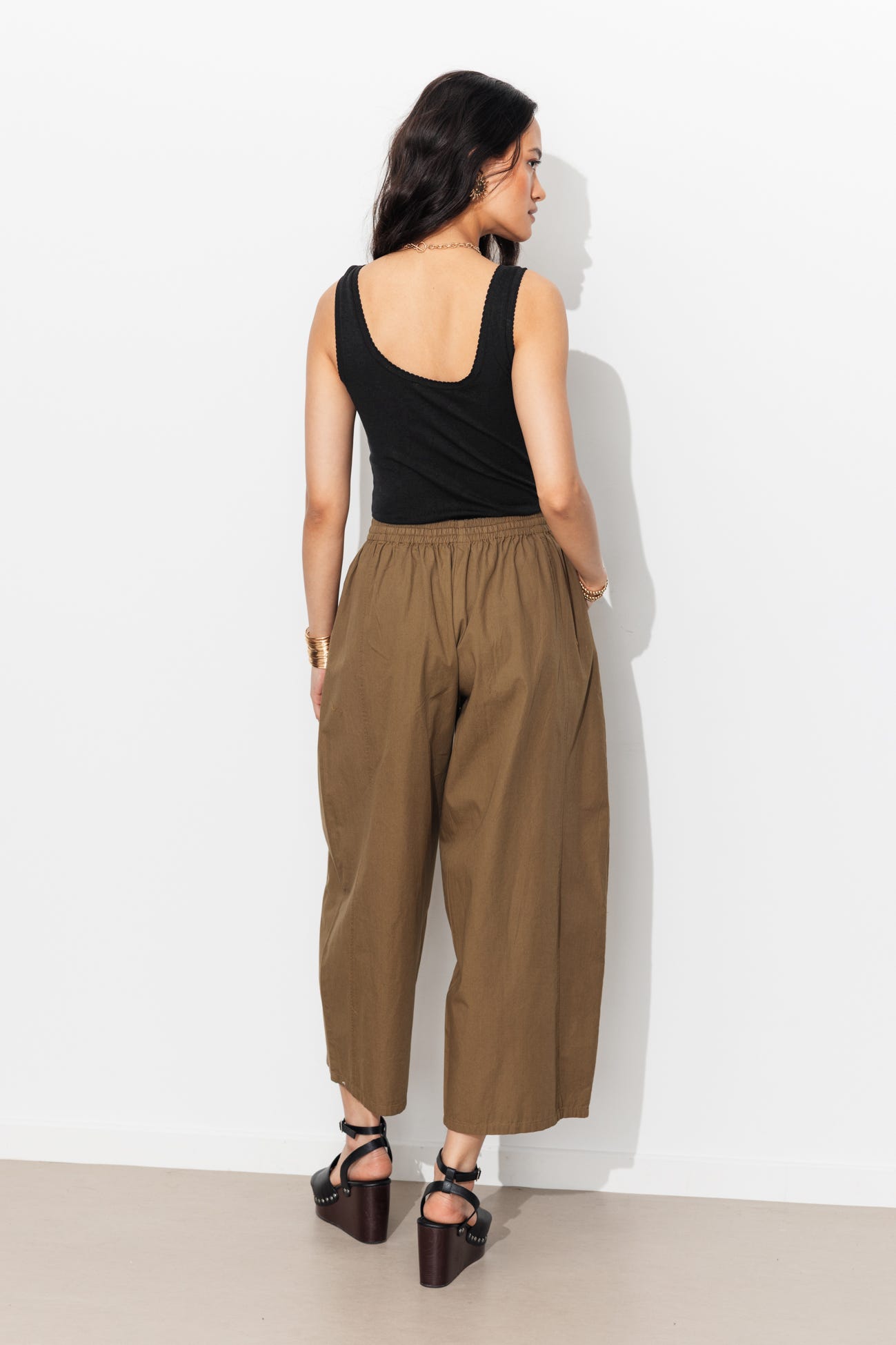 Débardeur jersey côtelé Femme