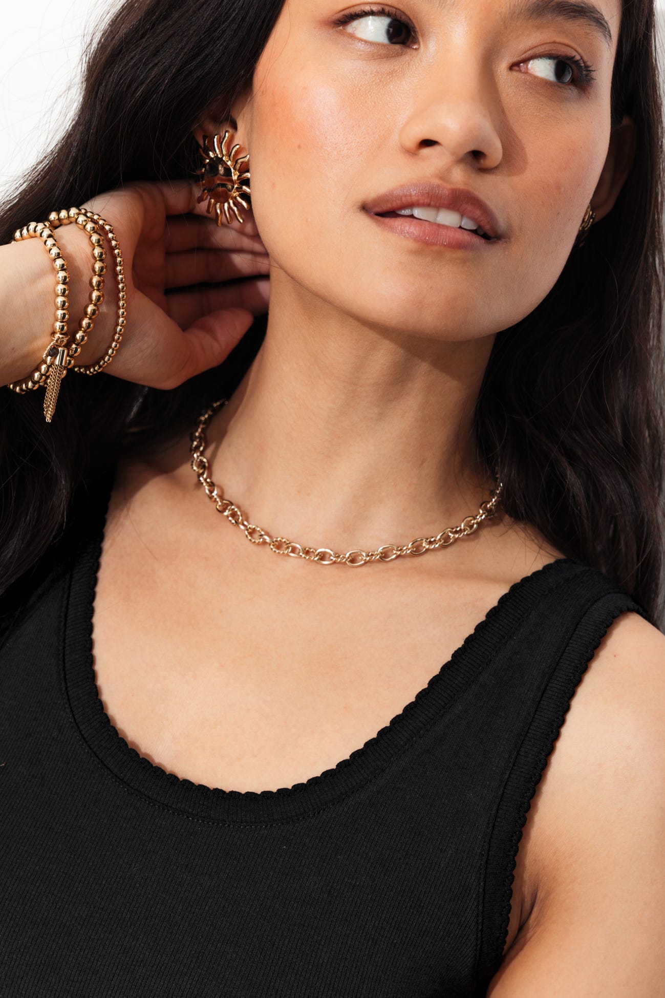 Débardeur jersey côtelé Femme