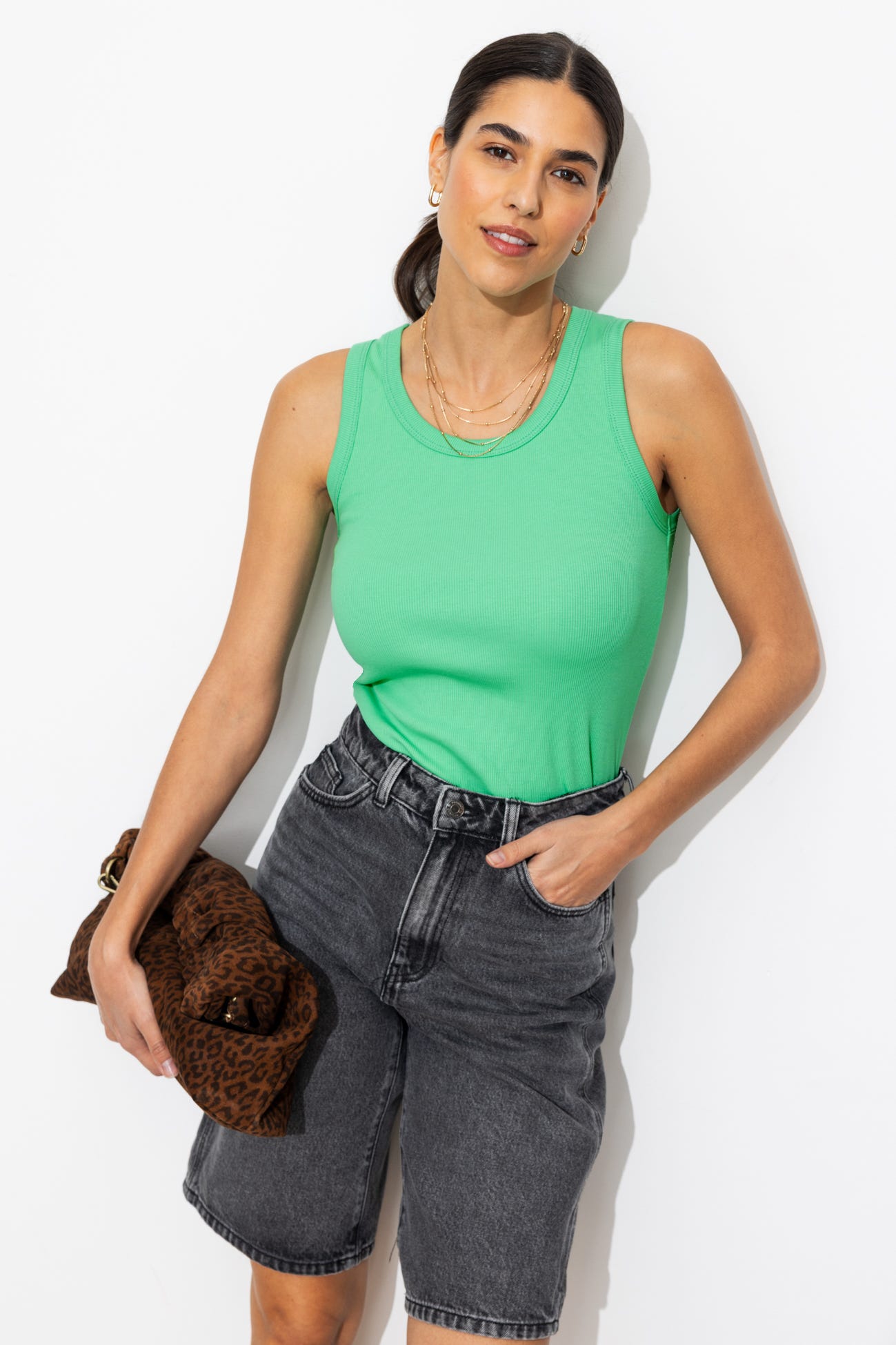 Prążkowana koszulka