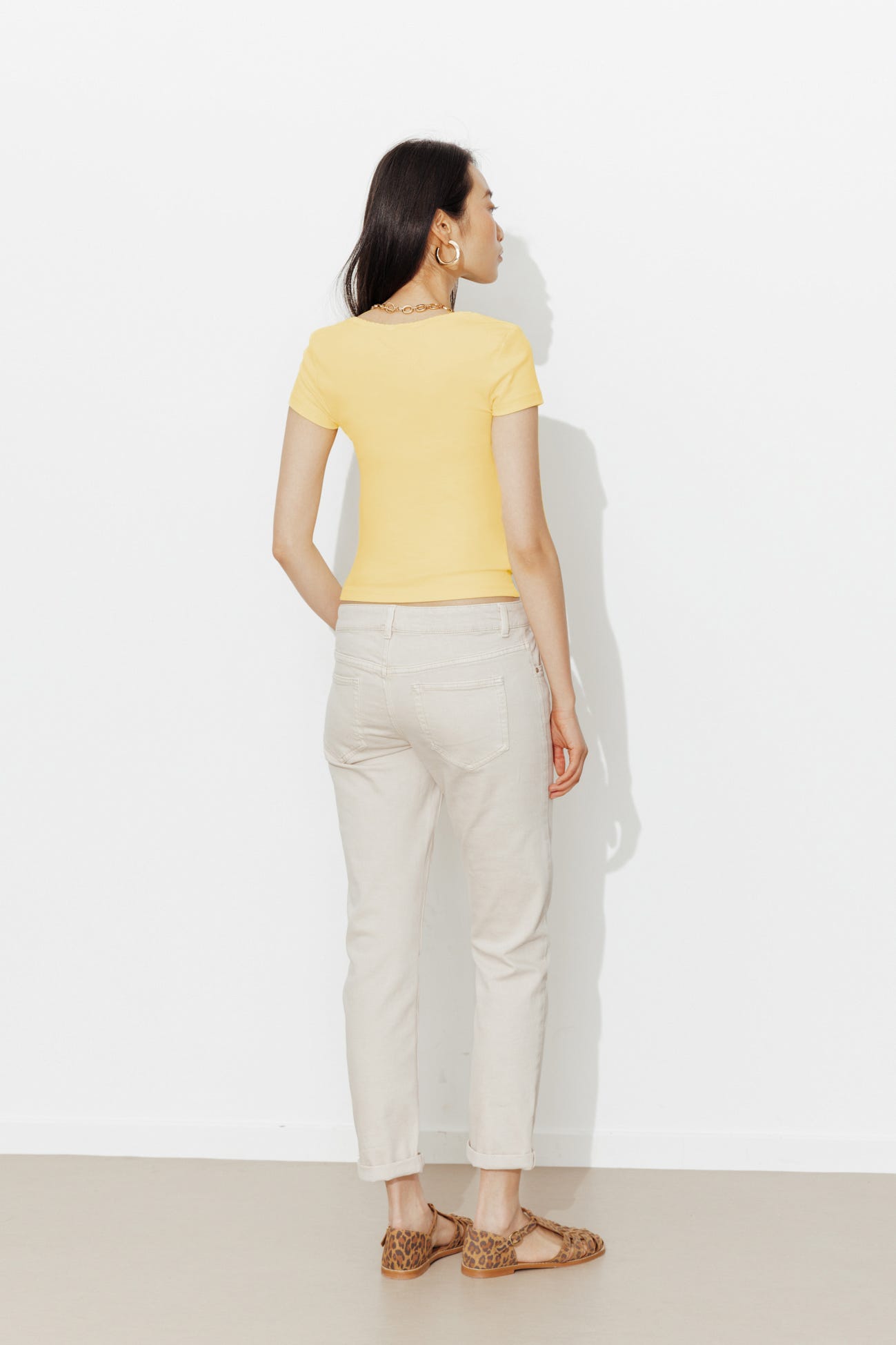 T-shirt col hublot Femme