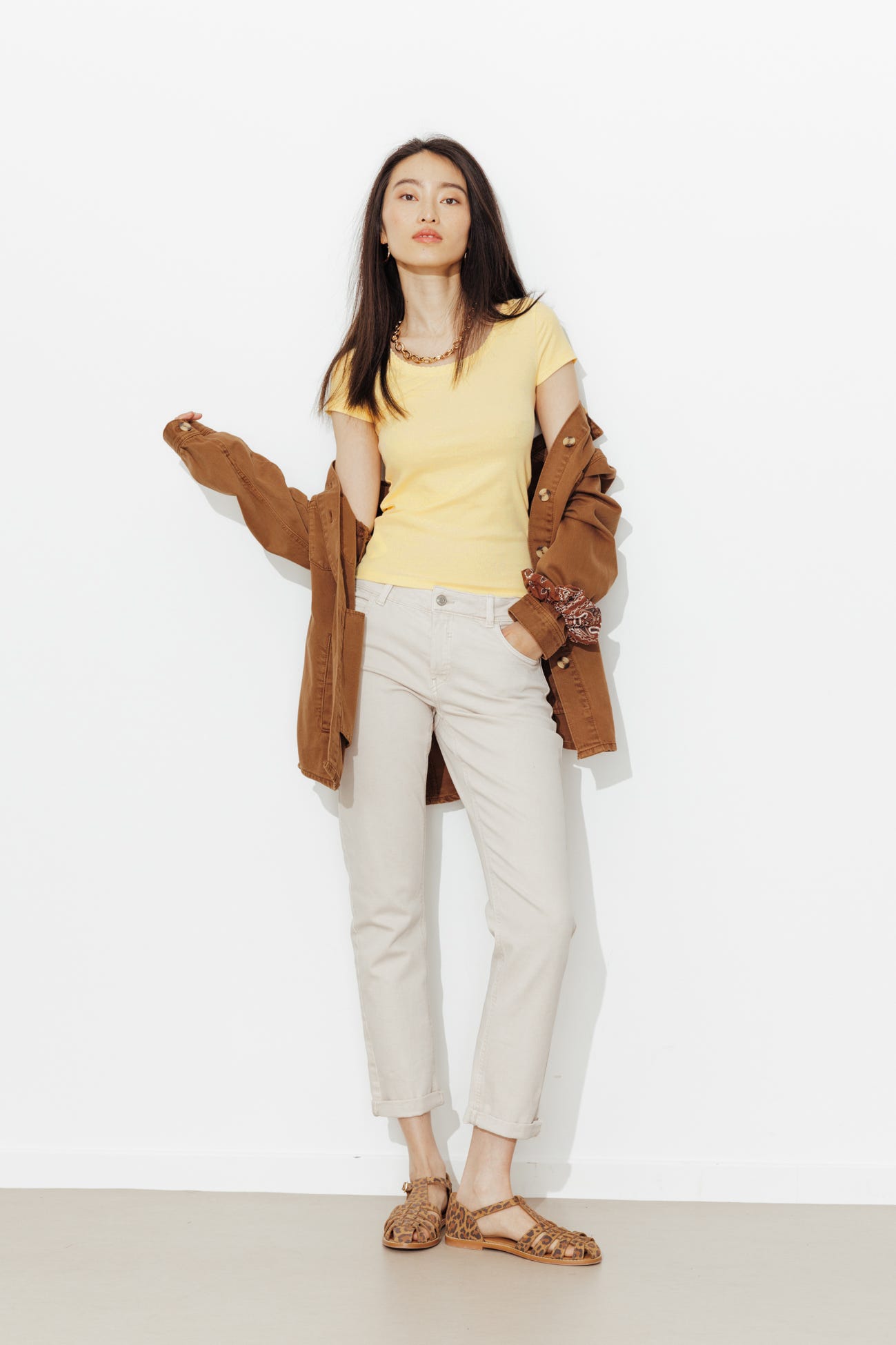 T-shirt col hublot Femme