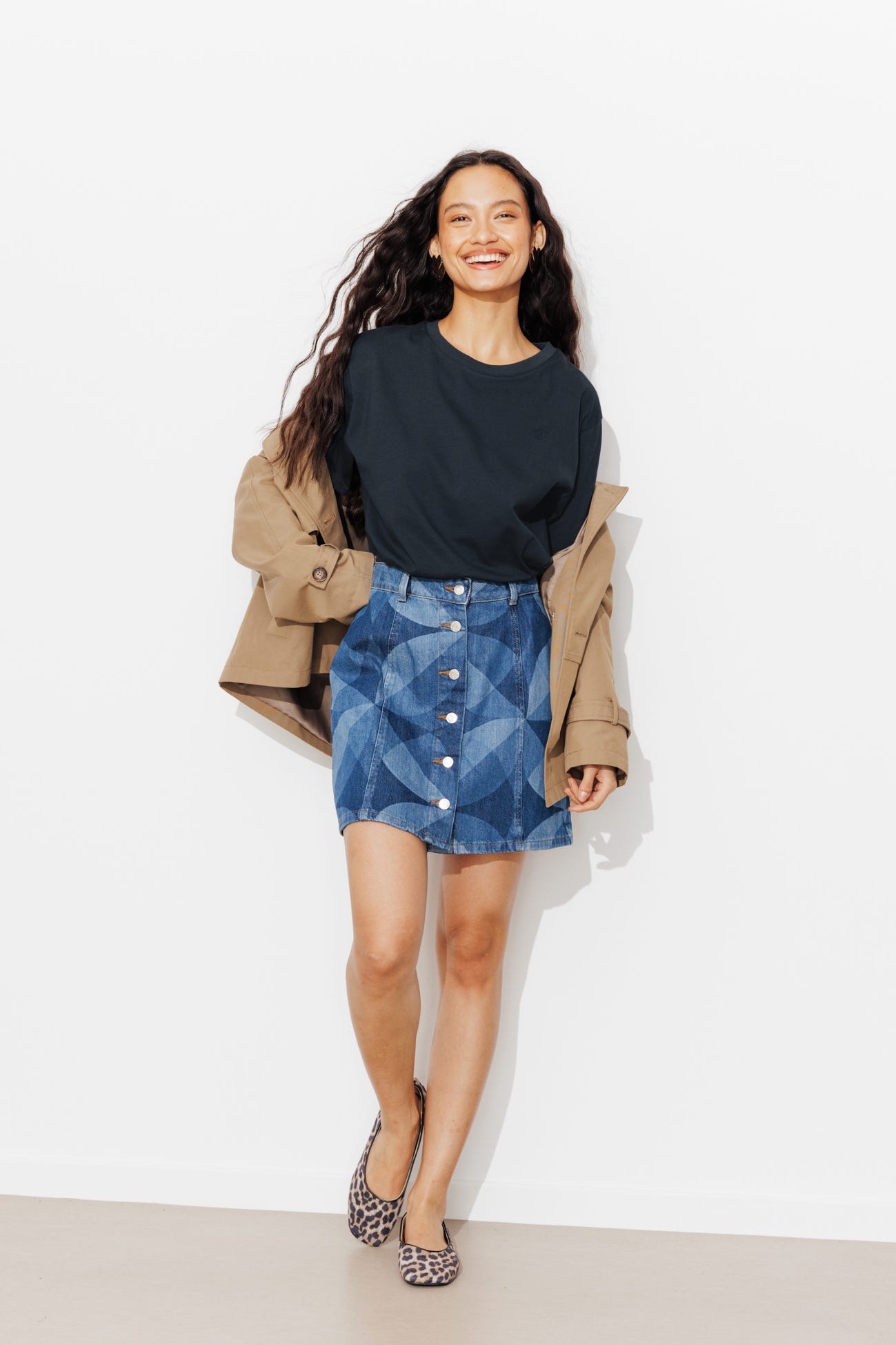 T-shirt basique col rond Femme