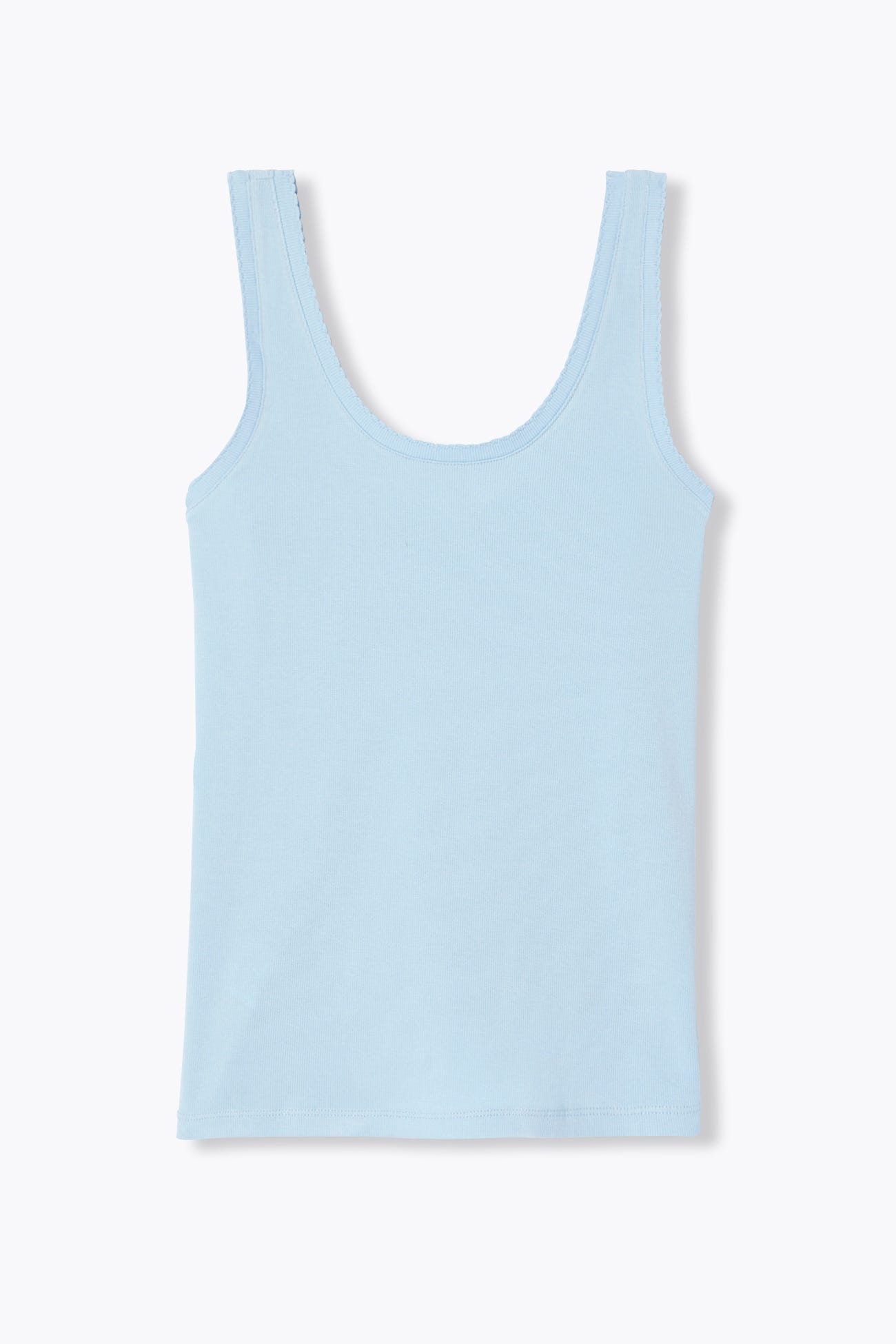 Débardeur jersey côtelé Femme