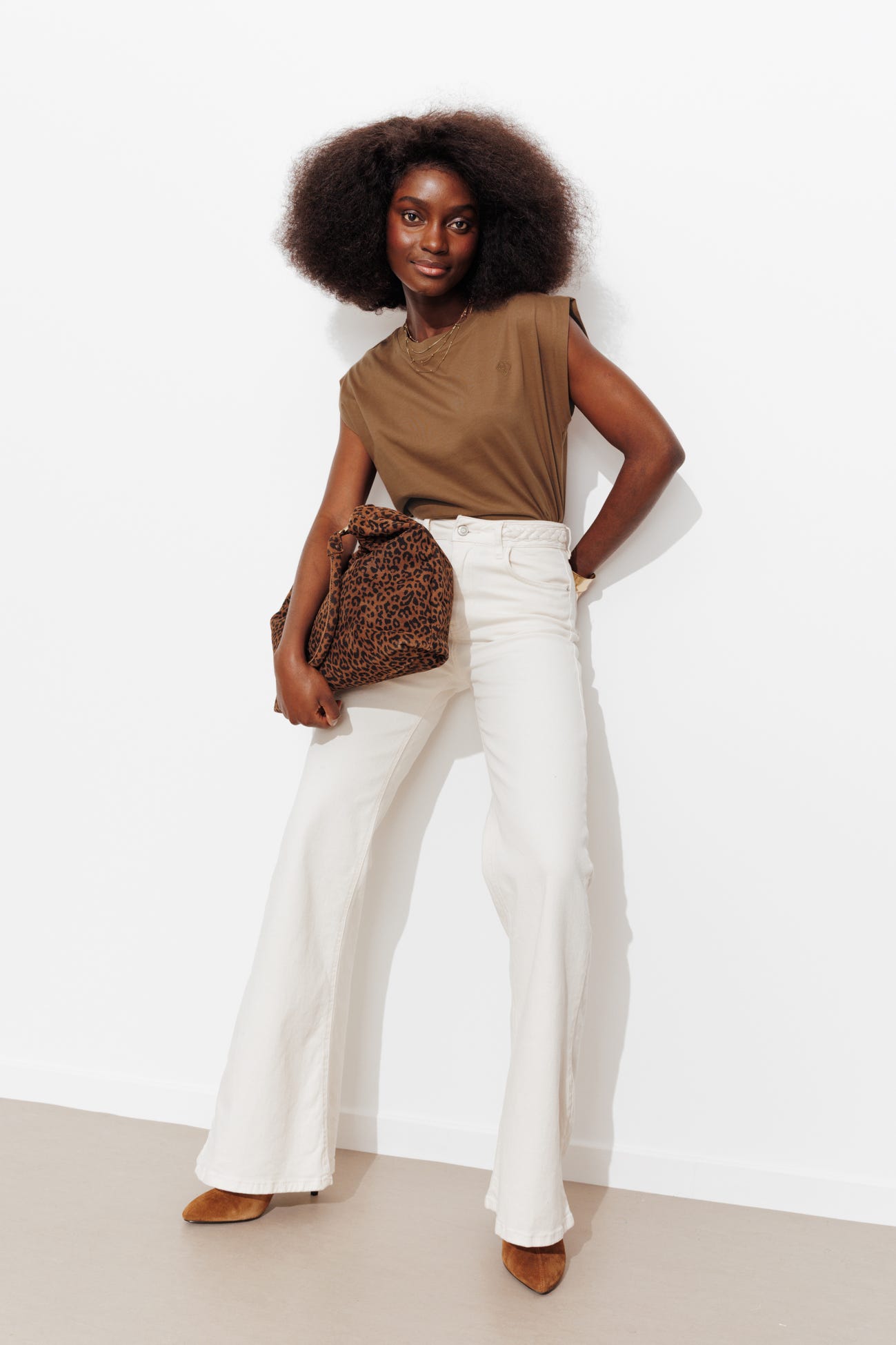 T-shirt uni logo Promod