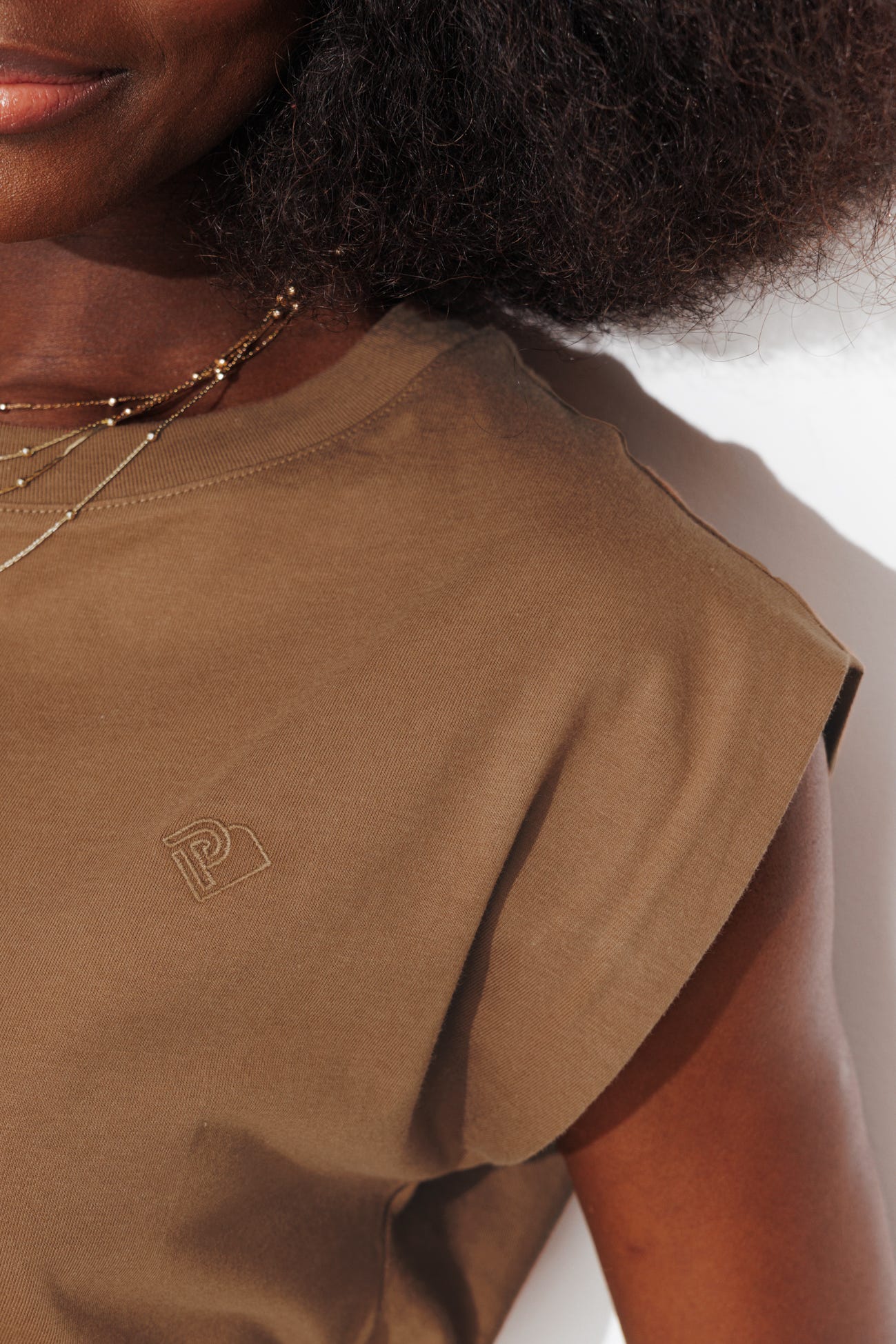 T-shirt uni logo Promod