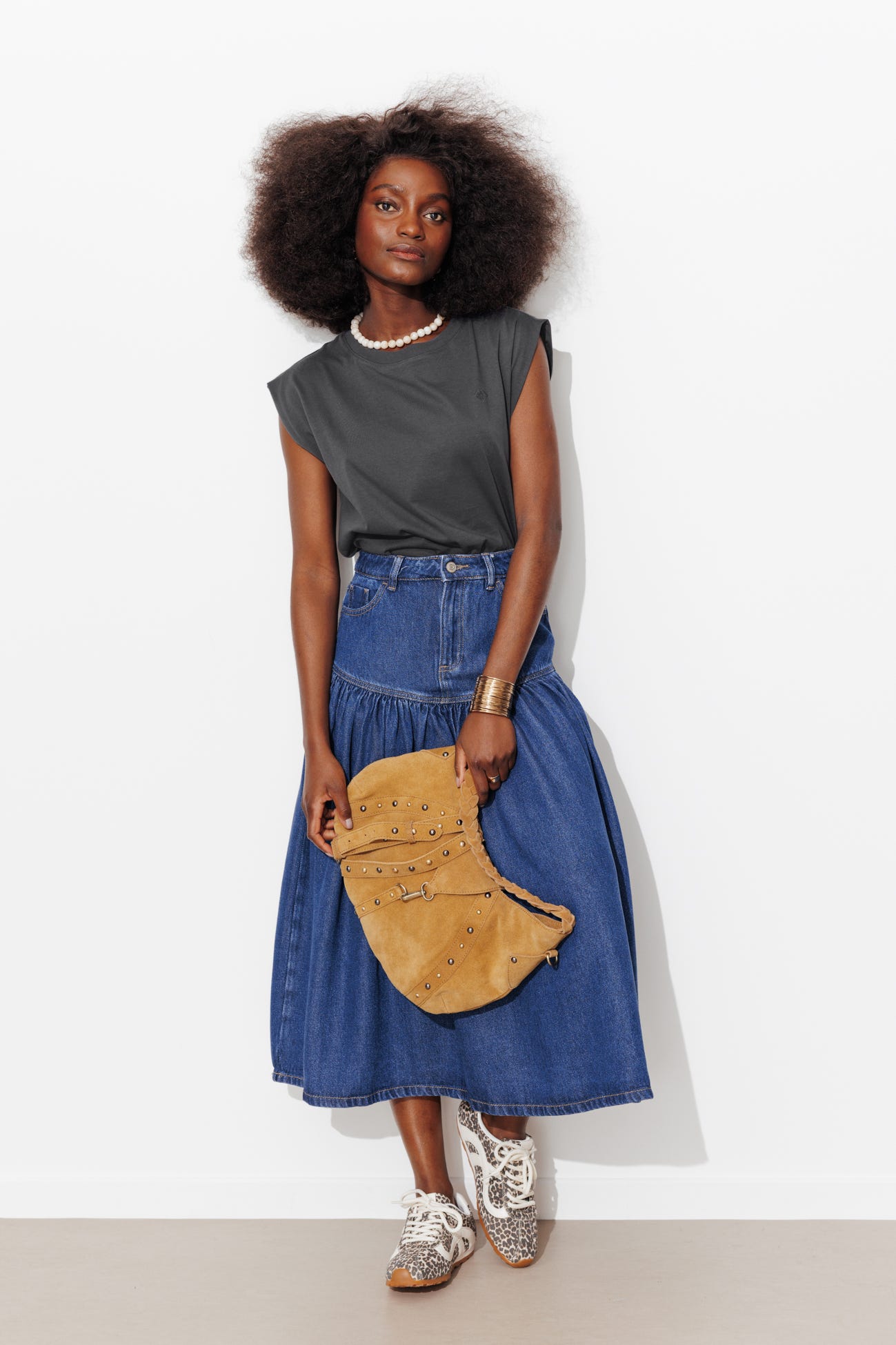 T-shirt uni logo Promod