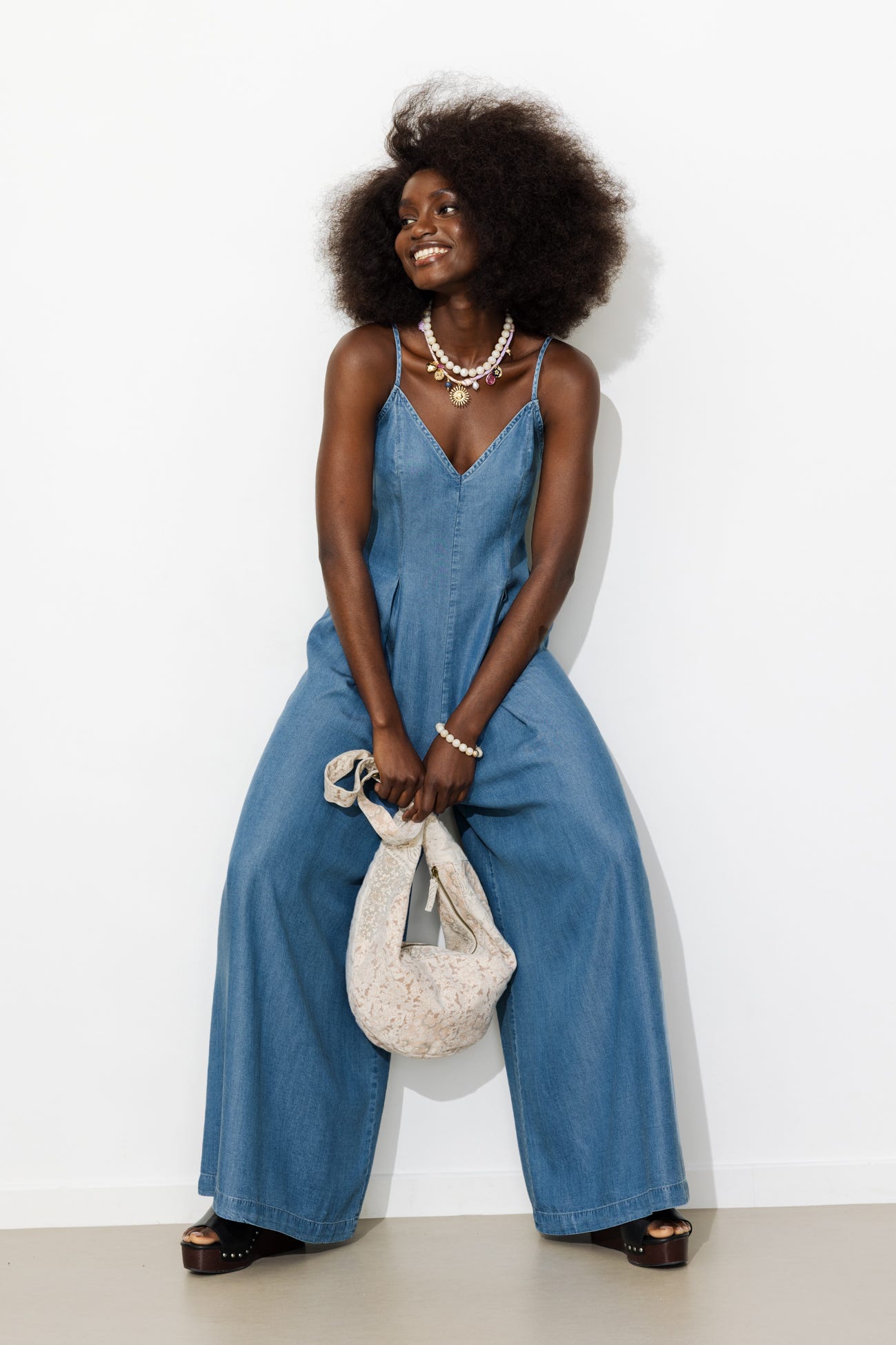 Combinaison-pantalon lyocell