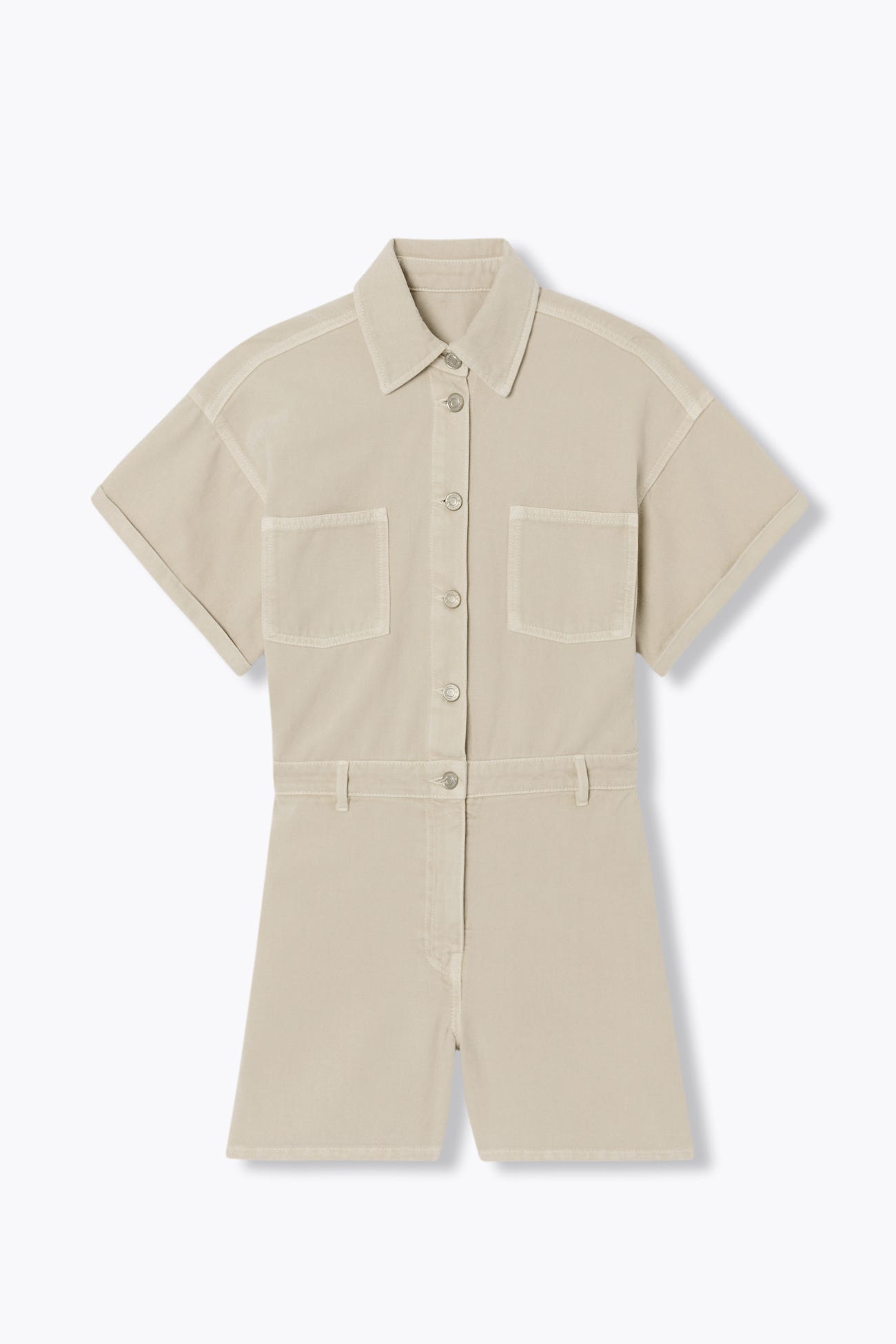 Combishort en toile Femme