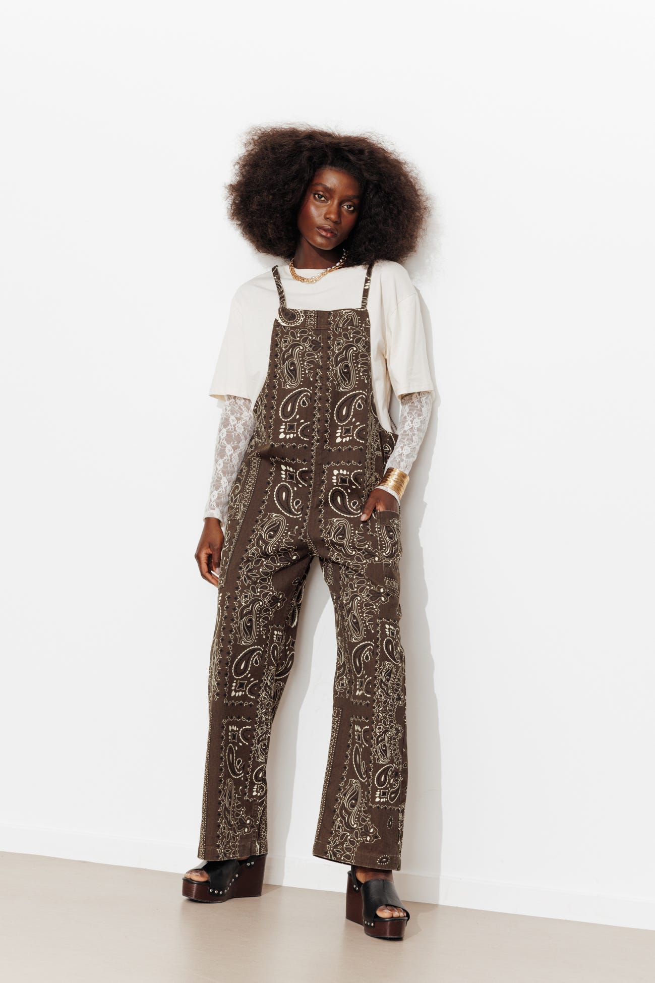 Salopette imprimée bandana