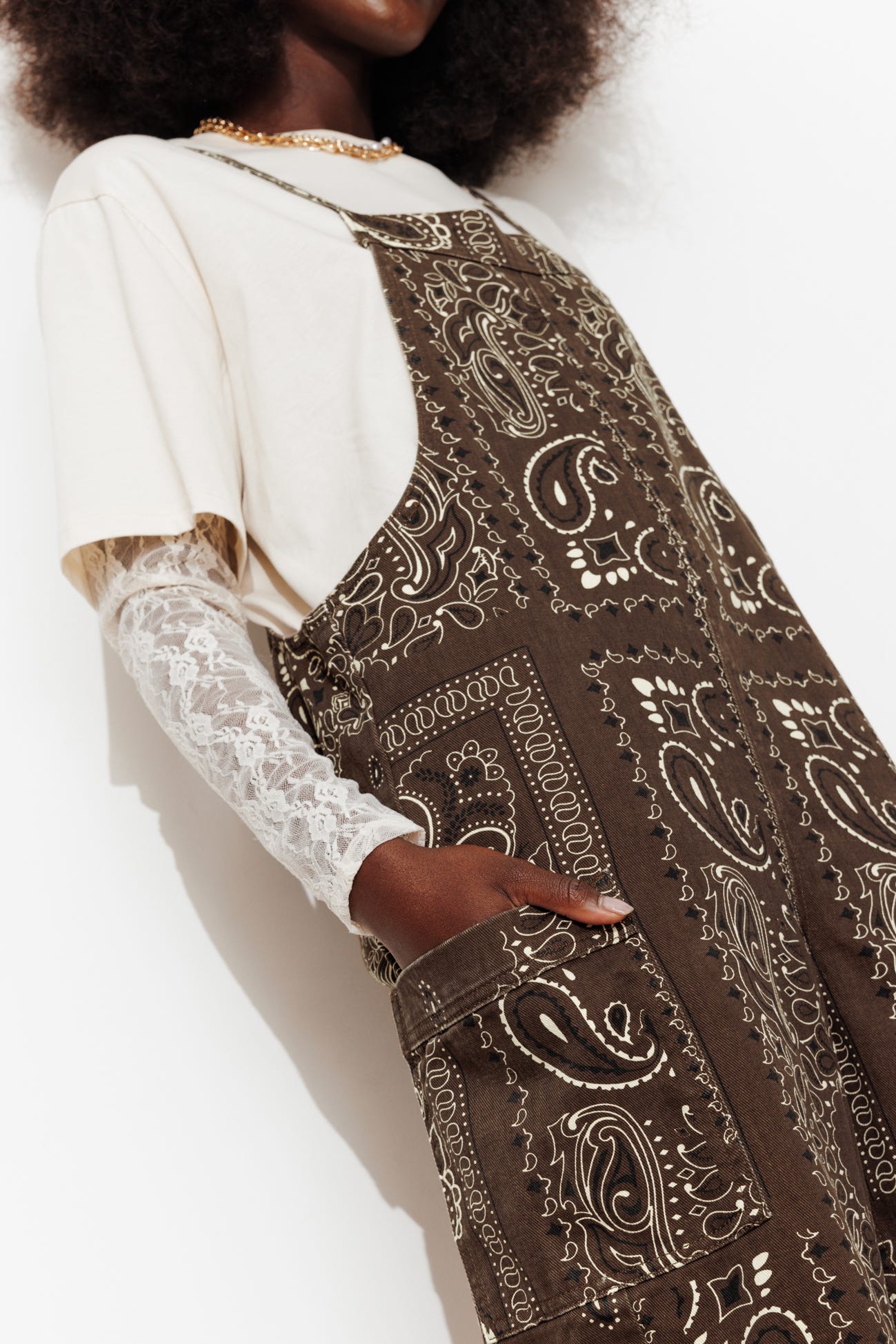 Salopette imprimée bandana