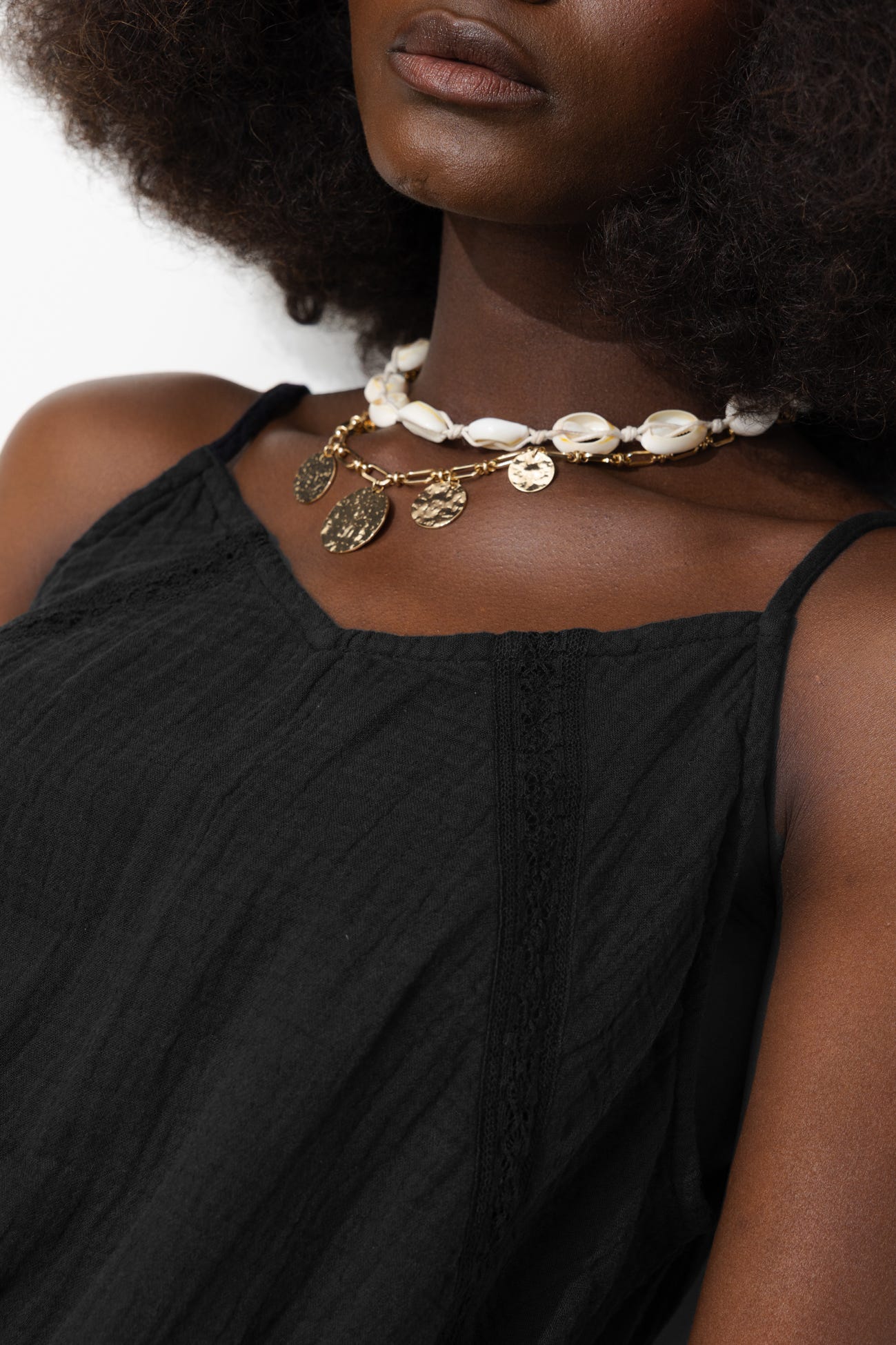 Combi-pantalon gaze de coton