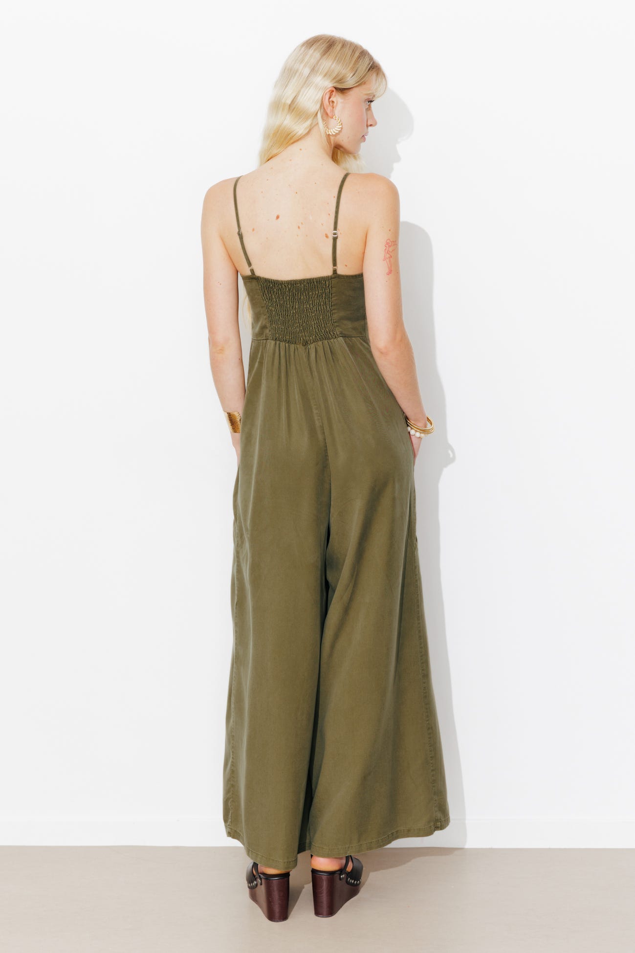 Combi-pantalon à bretelles