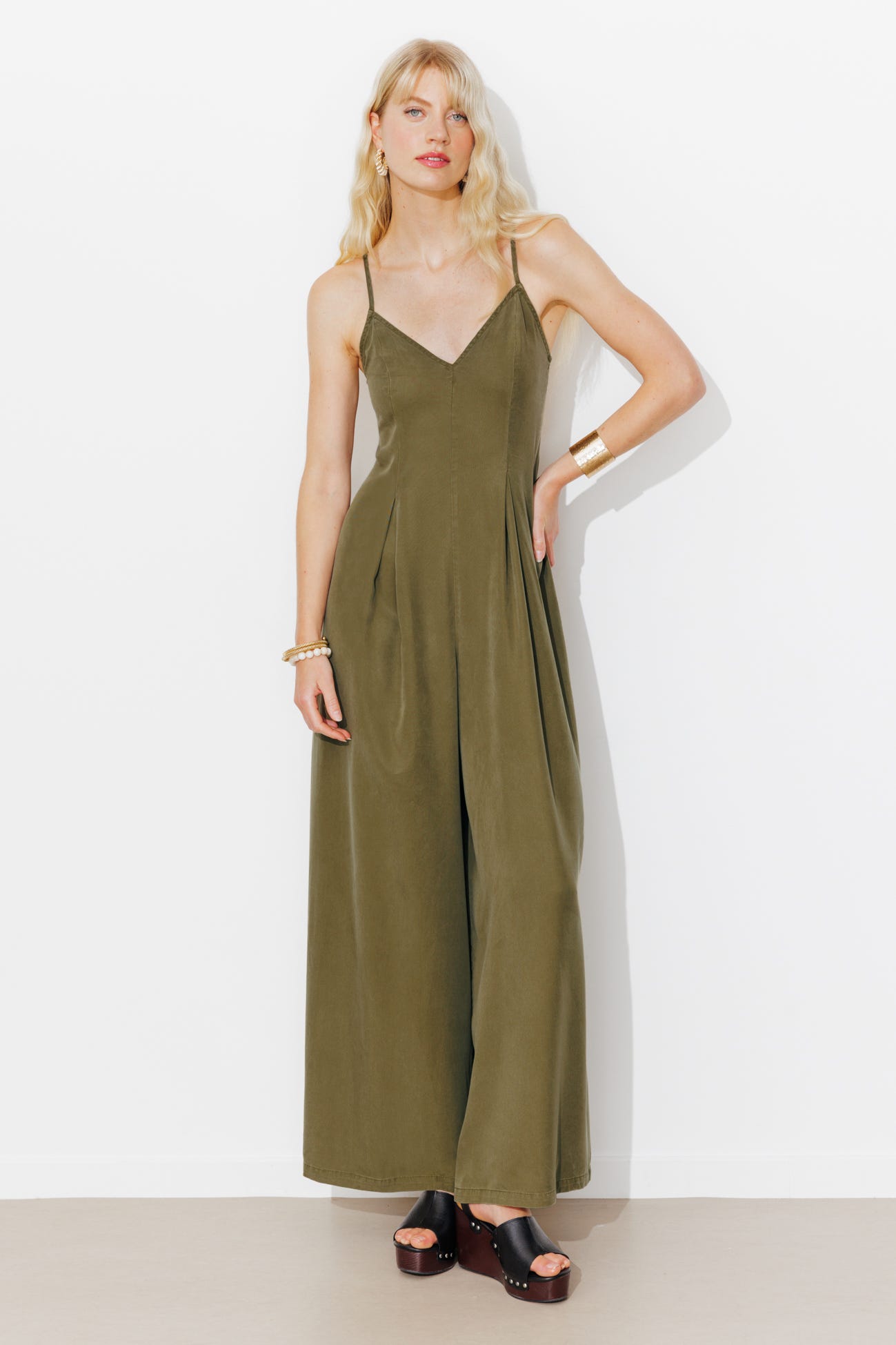 Combi-pantalon à bretelles